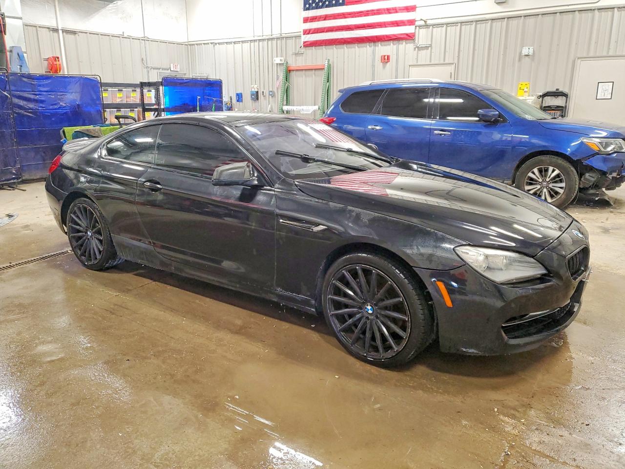 2013 Bmw 650 Black vin: WBAYM1C59DDZ02601