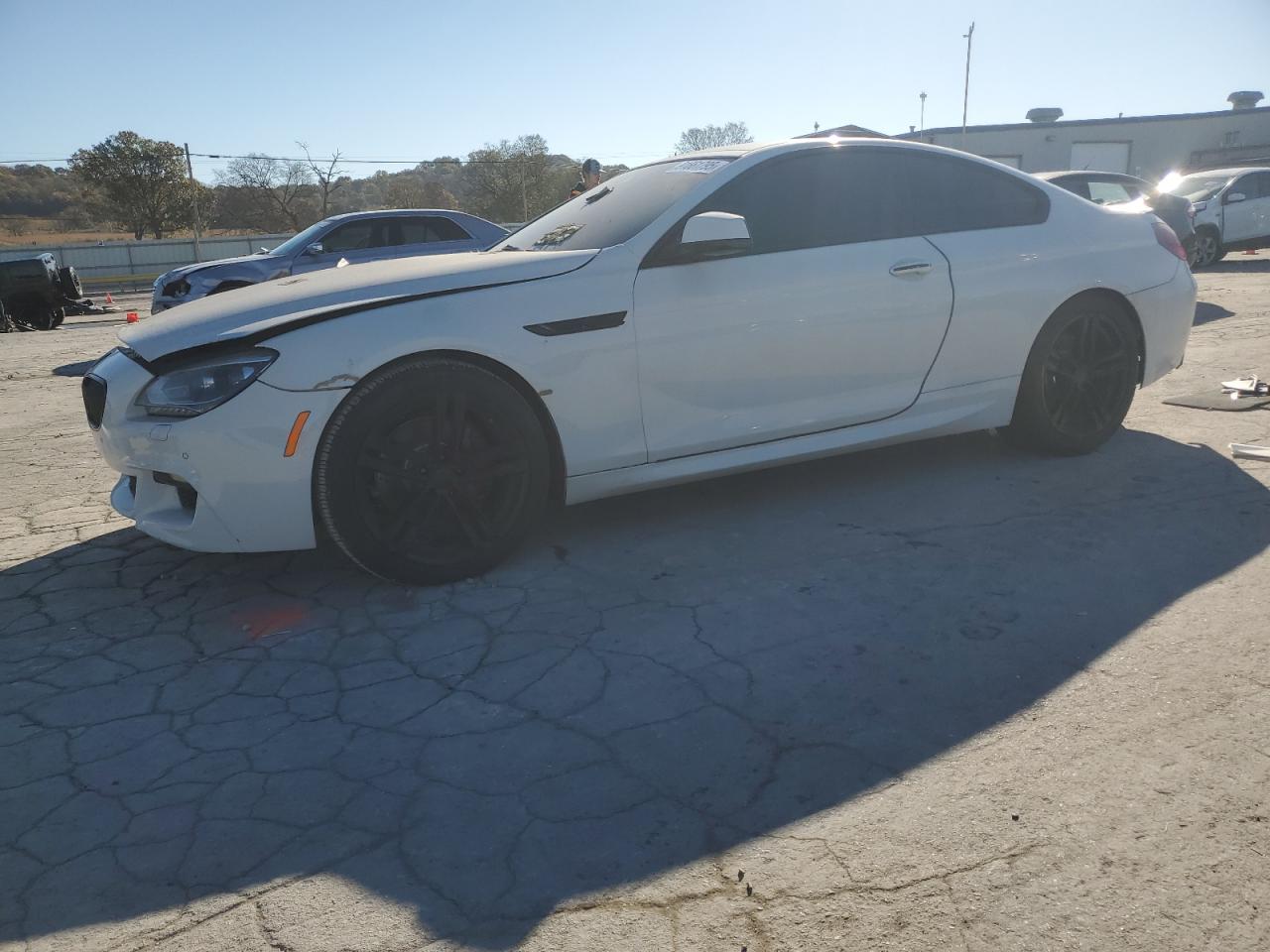 2015 Bmw 650 Xi White vin: WBAYM1C59FD325250