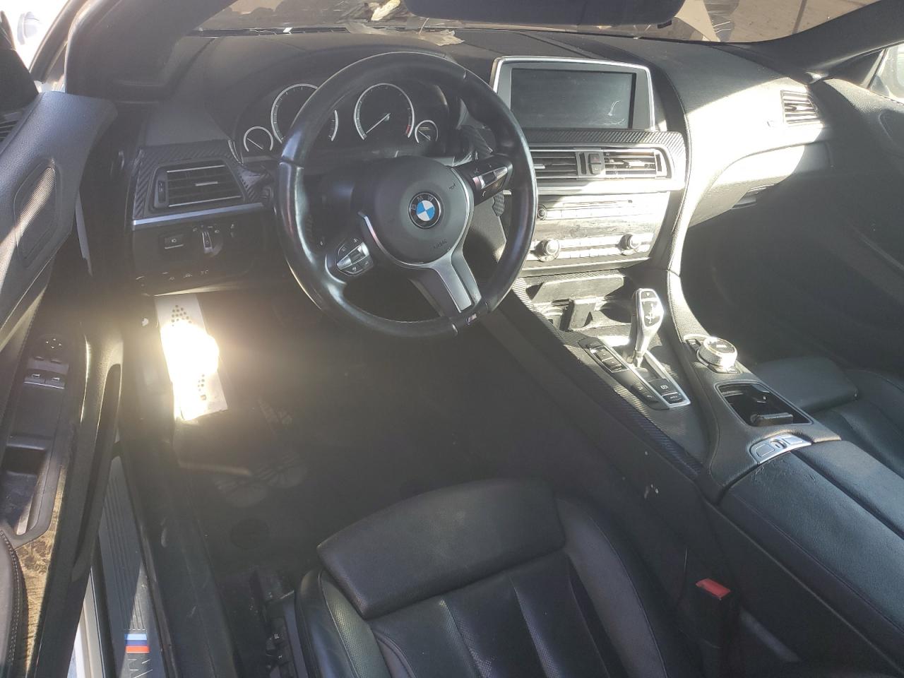 2015 Bmw 650 Xi White vin: WBAYM1C59FD325250