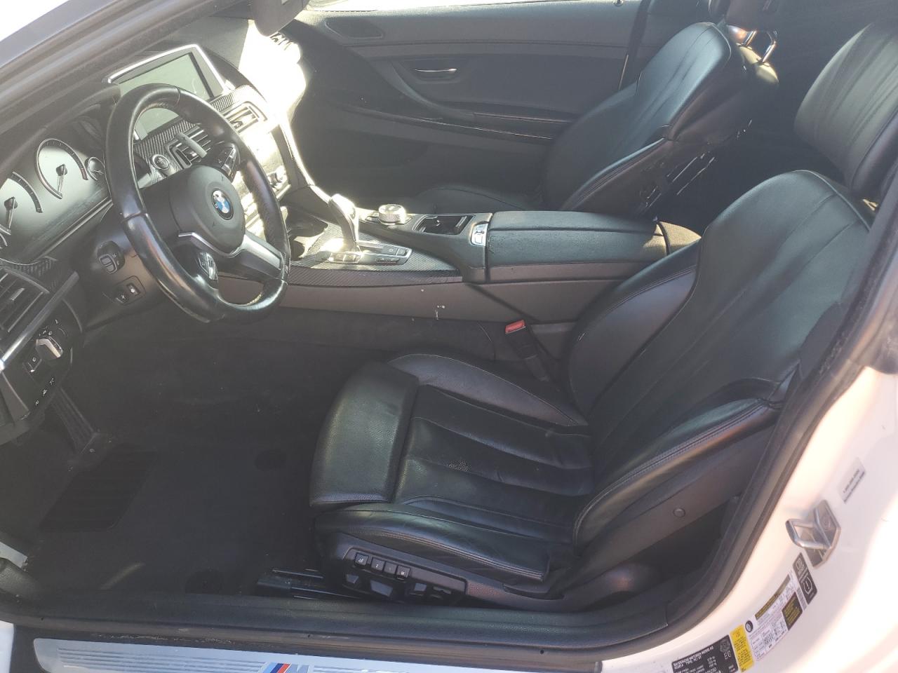 2015 Bmw 650 Xi White vin: WBAYM1C59FD325250