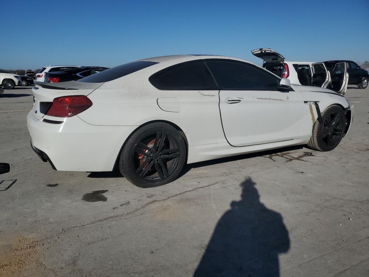 2015 Bmw 650 Xi White vin: WBAYM1C59FD325250