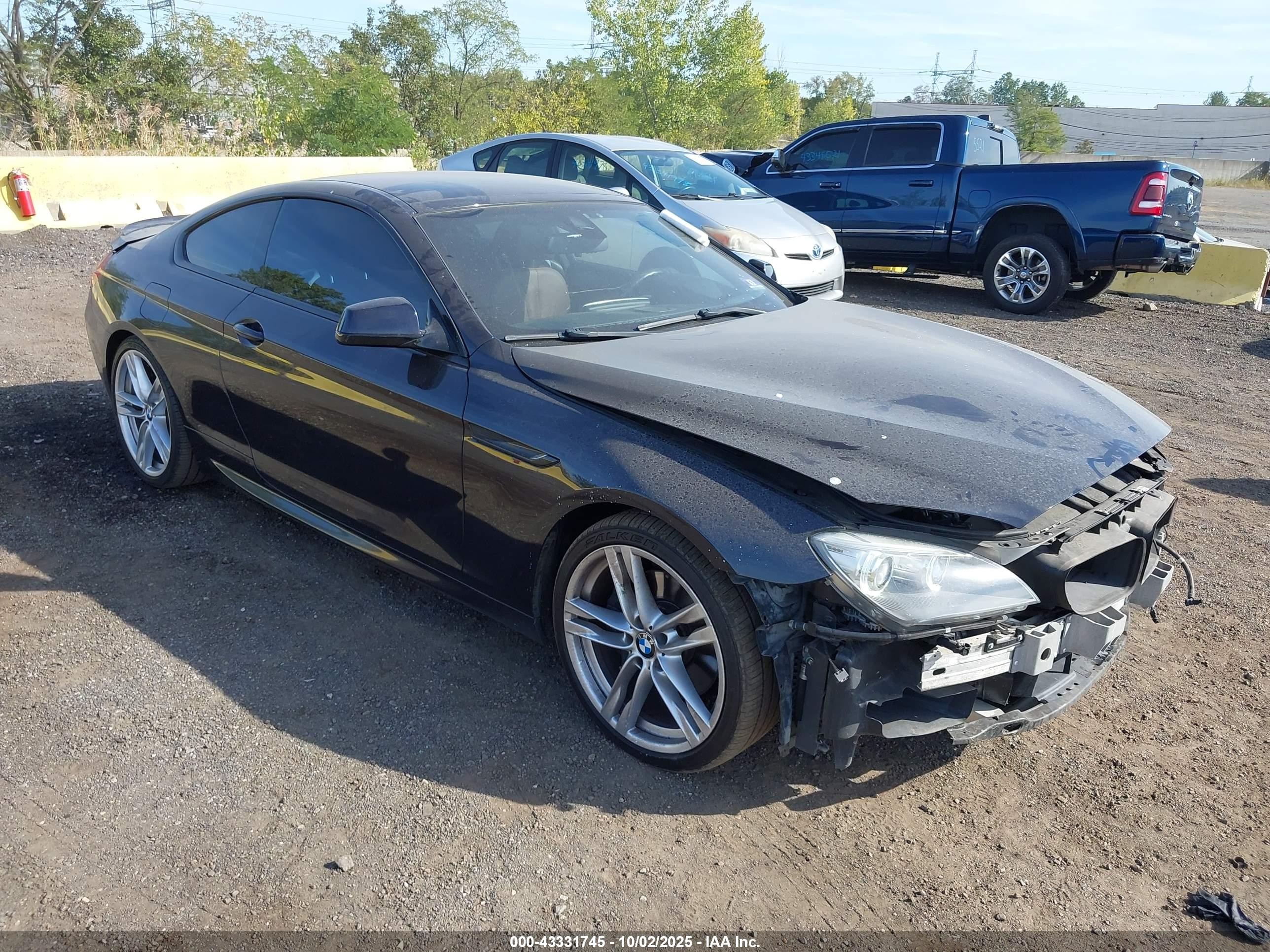 2013 Bmw 650i Xdrive Blue vin: WBAYM1C5XDDZ02350