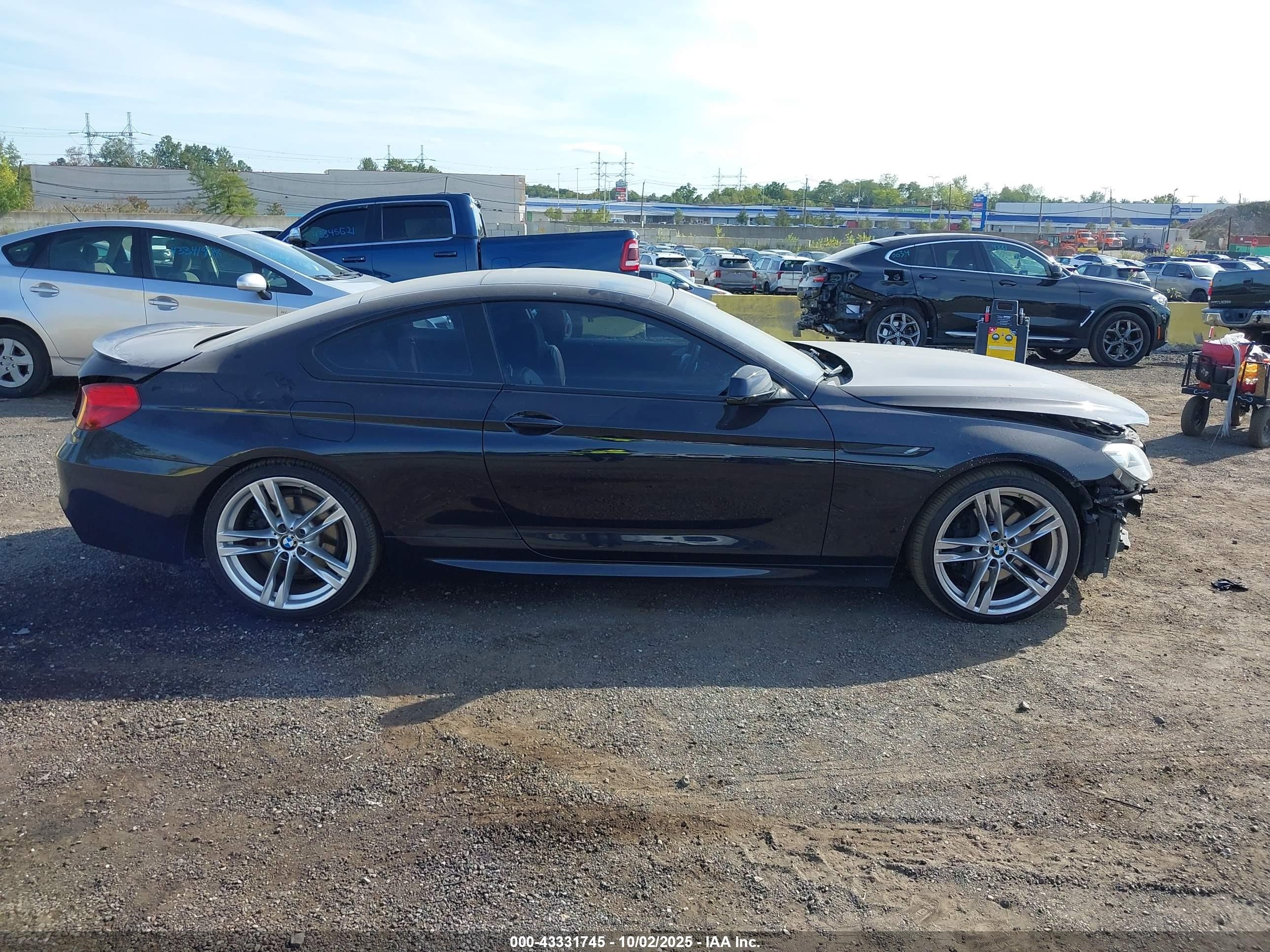 2013 Bmw 650i Xdrive Blue vin: WBAYM1C5XDDZ02350