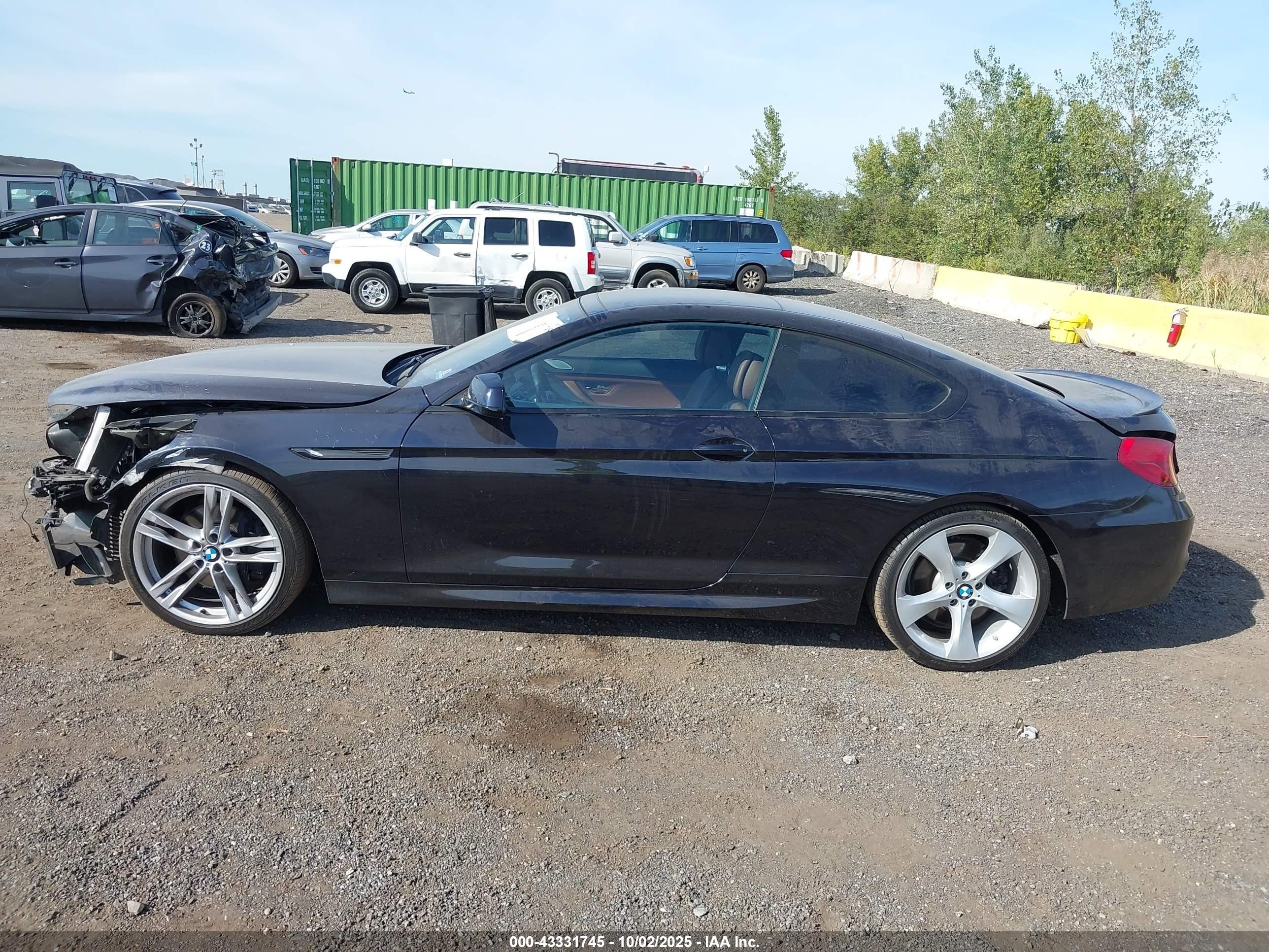 2013 Bmw 650i Xdrive Blue vin: WBAYM1C5XDDZ02350