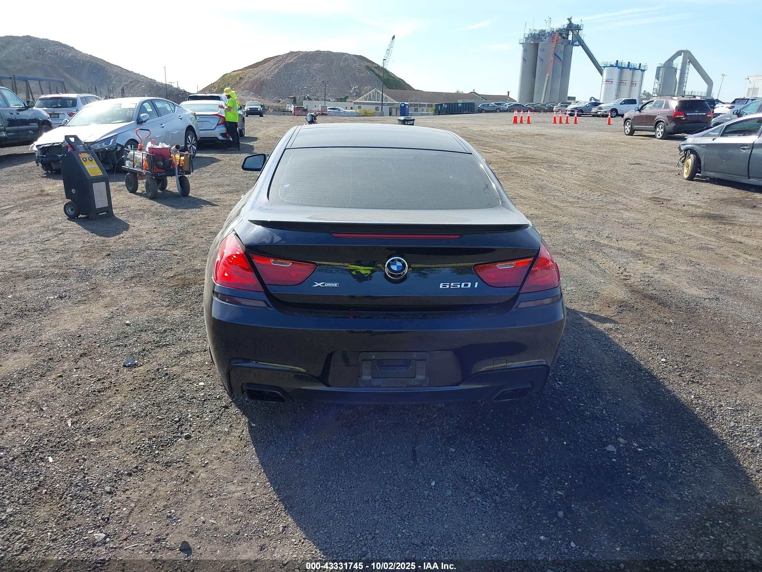 2013 Bmw 650i Xdrive Blue vin: WBAYM1C5XDDZ02350