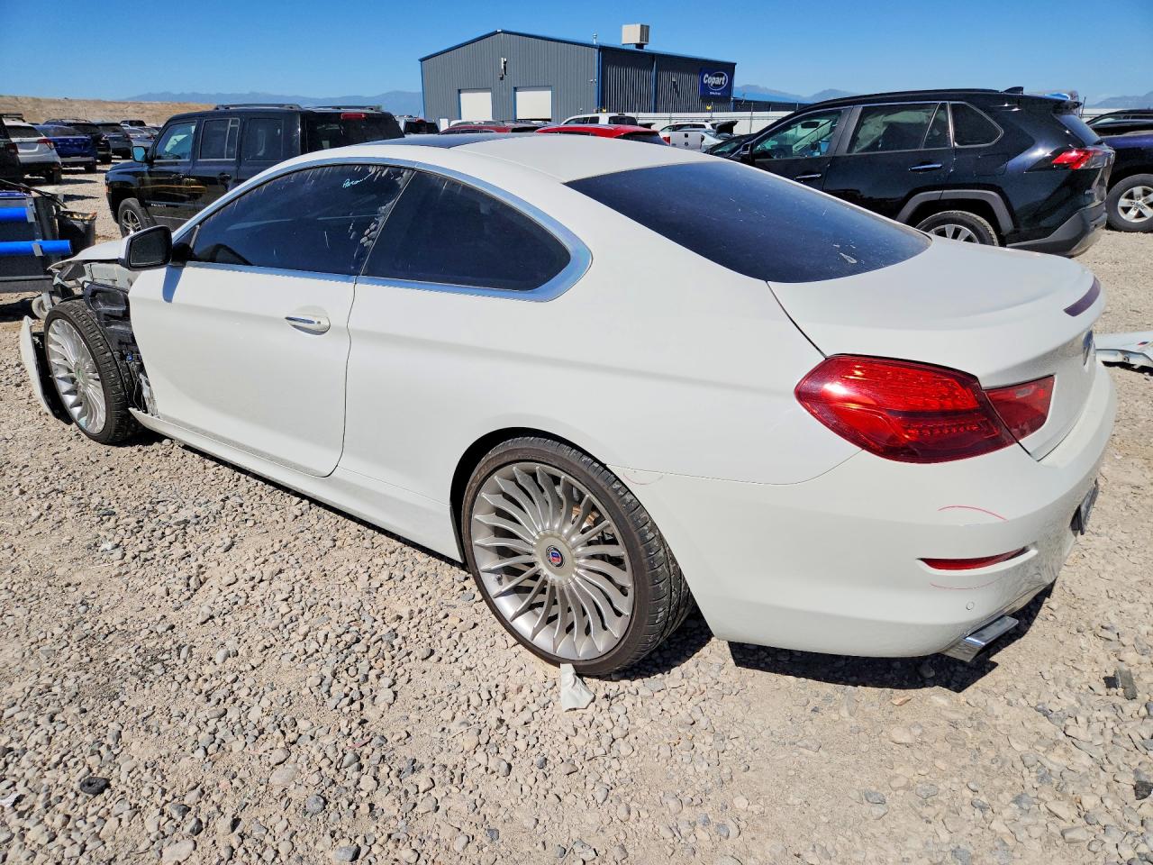 2013 Bmw 650 Xi White vin: WBAYM1C5XDDZ02431