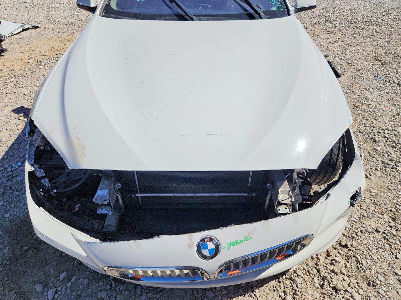 2013 Bmw 650 Xi White vin: WBAYM1C5XDDZ02431
