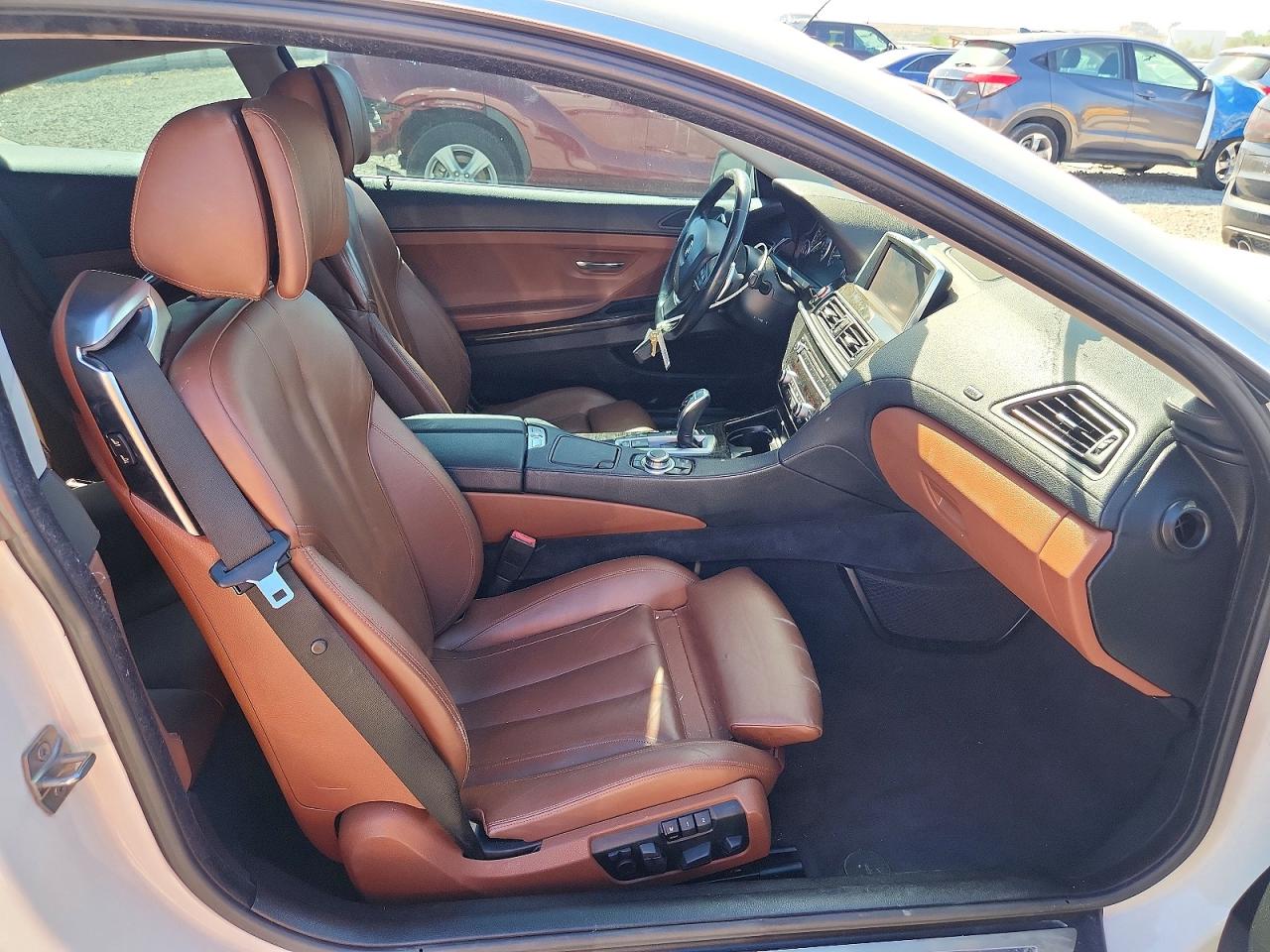 2013 Bmw 650 Xi White vin: WBAYM1C5XDDZ02431