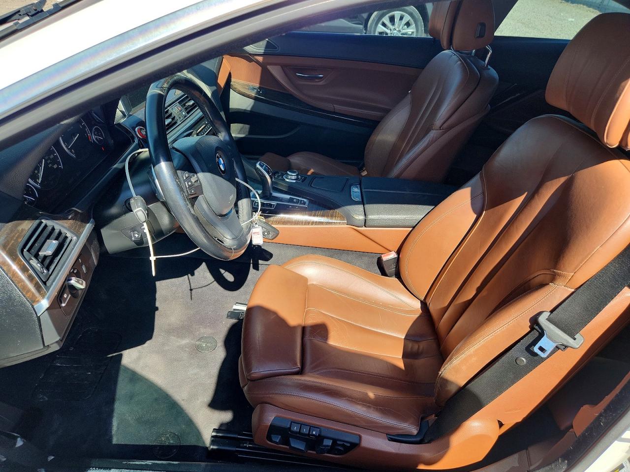 2013 Bmw 650 Xi White vin: WBAYM1C5XDDZ02431