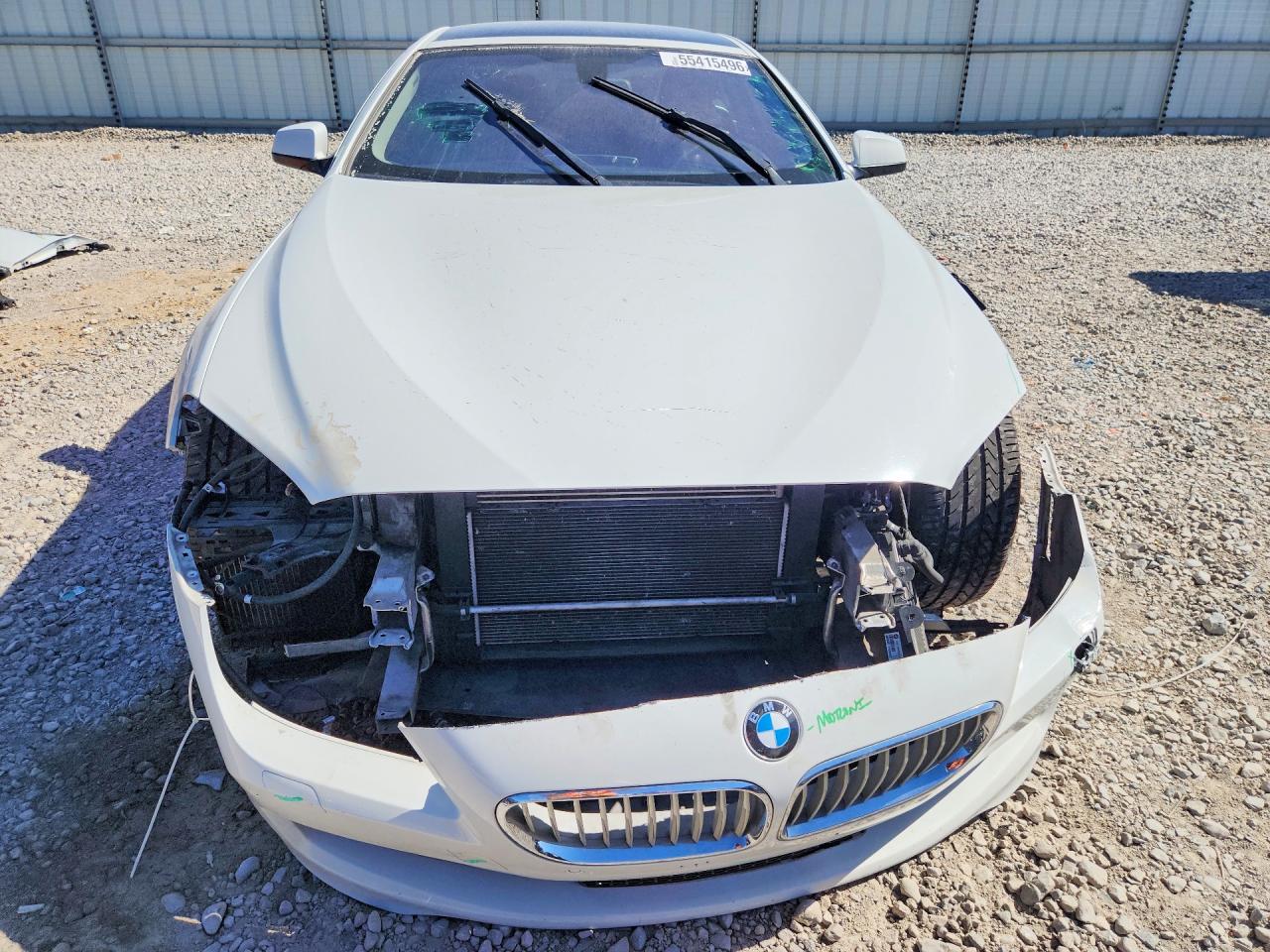 2013 Bmw 650 Xi White vin: WBAYM1C5XDDZ02431