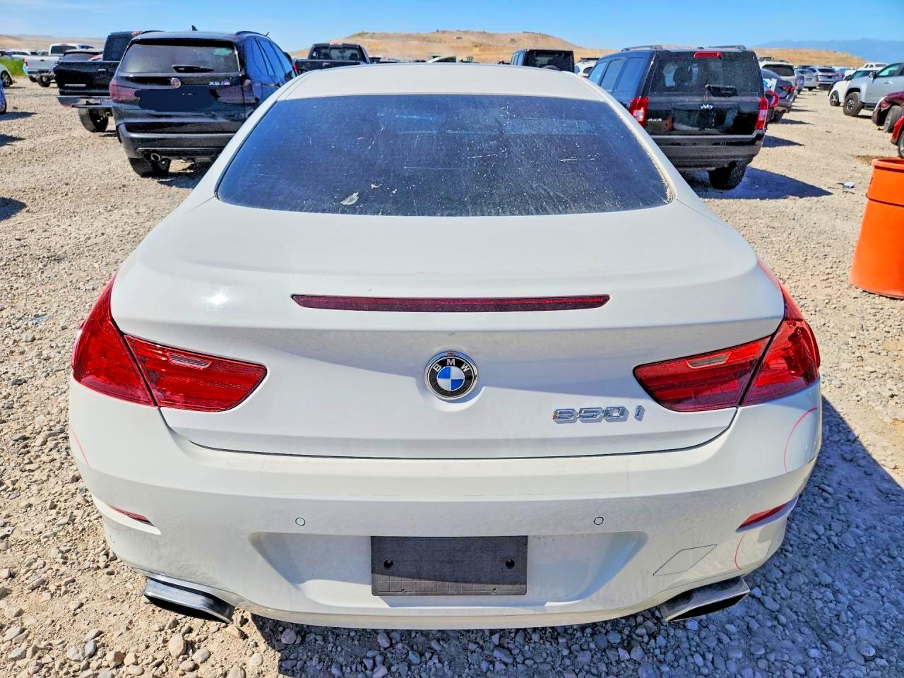 2013 Bmw 650 Xi White vin: WBAYM1C5XDDZ02431