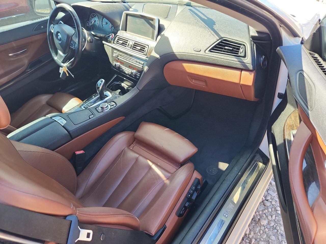 2013 Bmw 650 Xi White vin: WBAYM1C5XDDZ02431