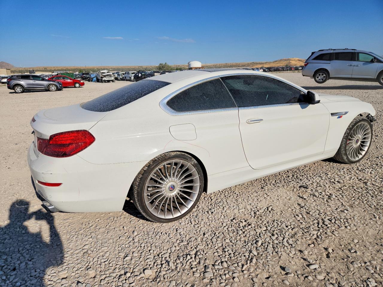 2013 Bmw 650 Xi Белый vin: WBAYM1C5XDDZ02431