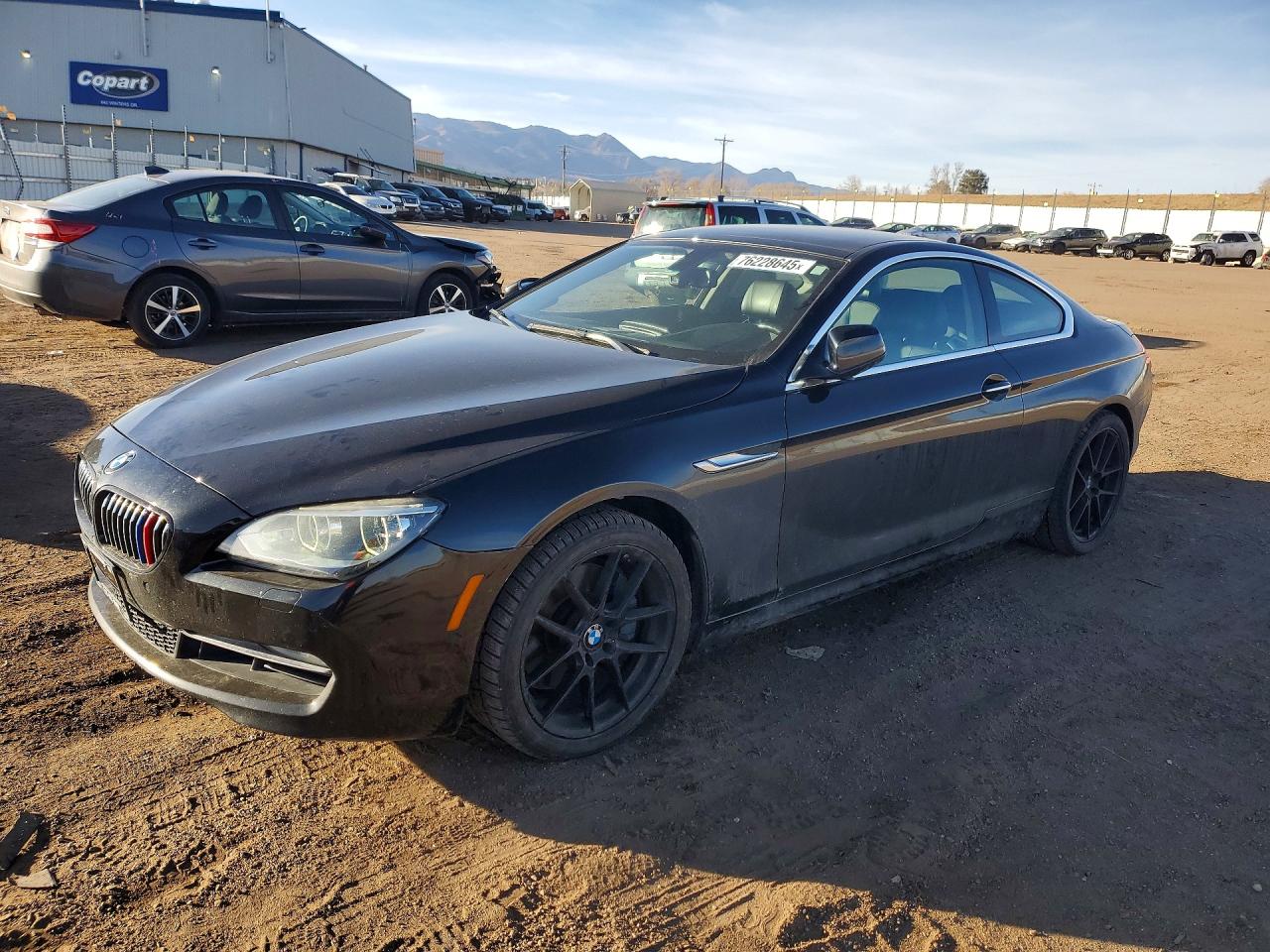 2013 Bmw 650 Xi Black vin: WBAYM1C5XDDZ02509
