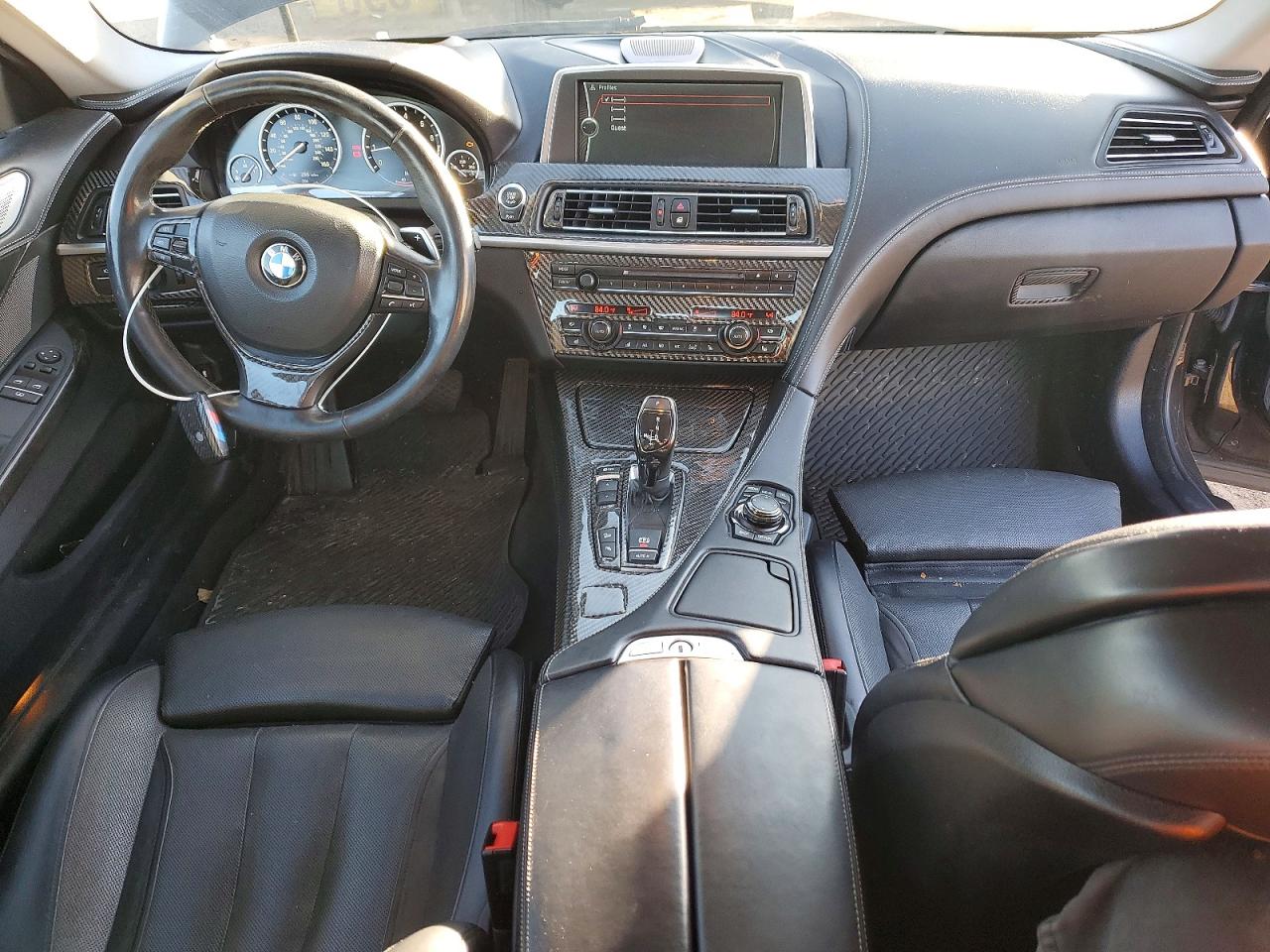 2013 Bmw 650 Xi Black vin: WBAYM1C5XDDZ02509