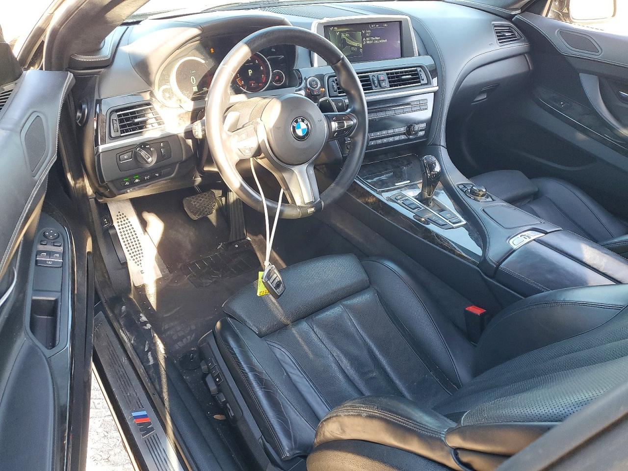 2014 Bmw 650 I Black vin: WBAYM9C50ED248121