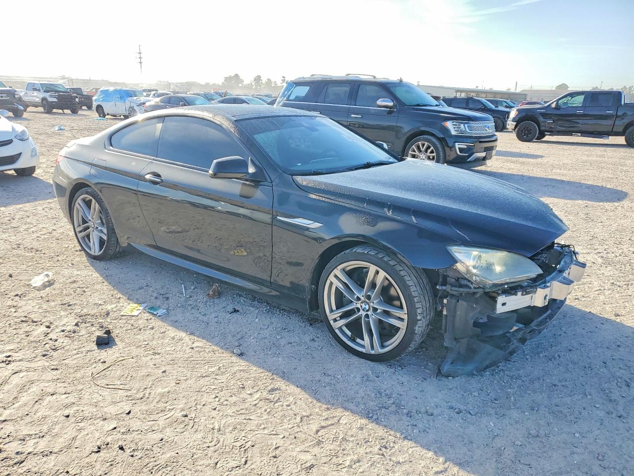 2014 Bmw 650 I Black vin: WBAYM9C50ED248121