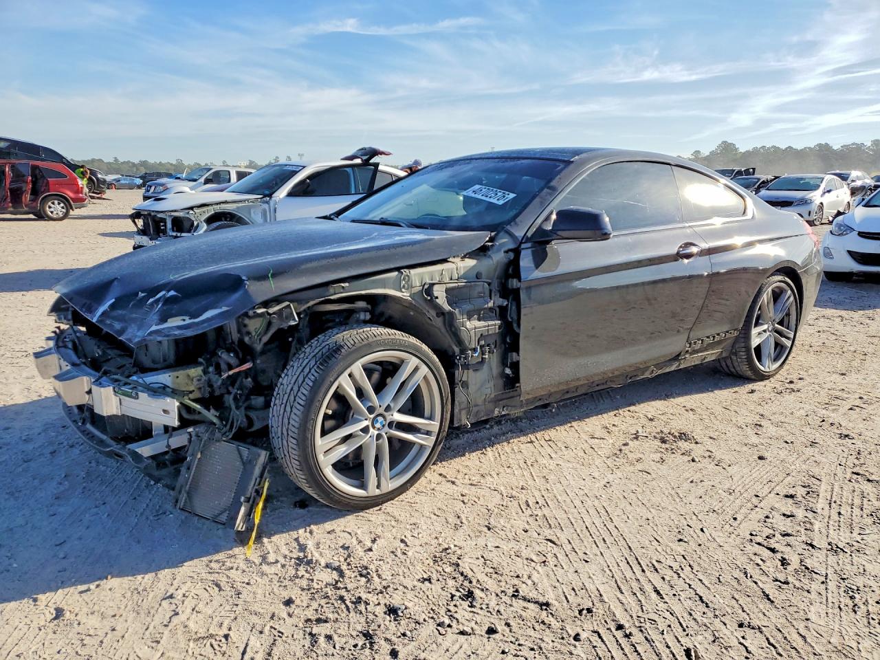 2014 Bmw 650 I Black vin: WBAYM9C50ED248121