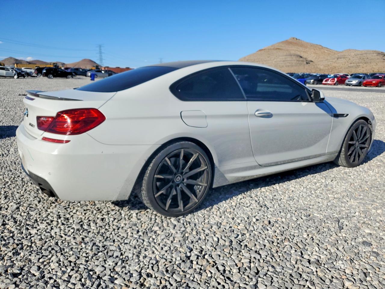 2014 Bmw 650 I White vin: WBAYM9C50ED248135