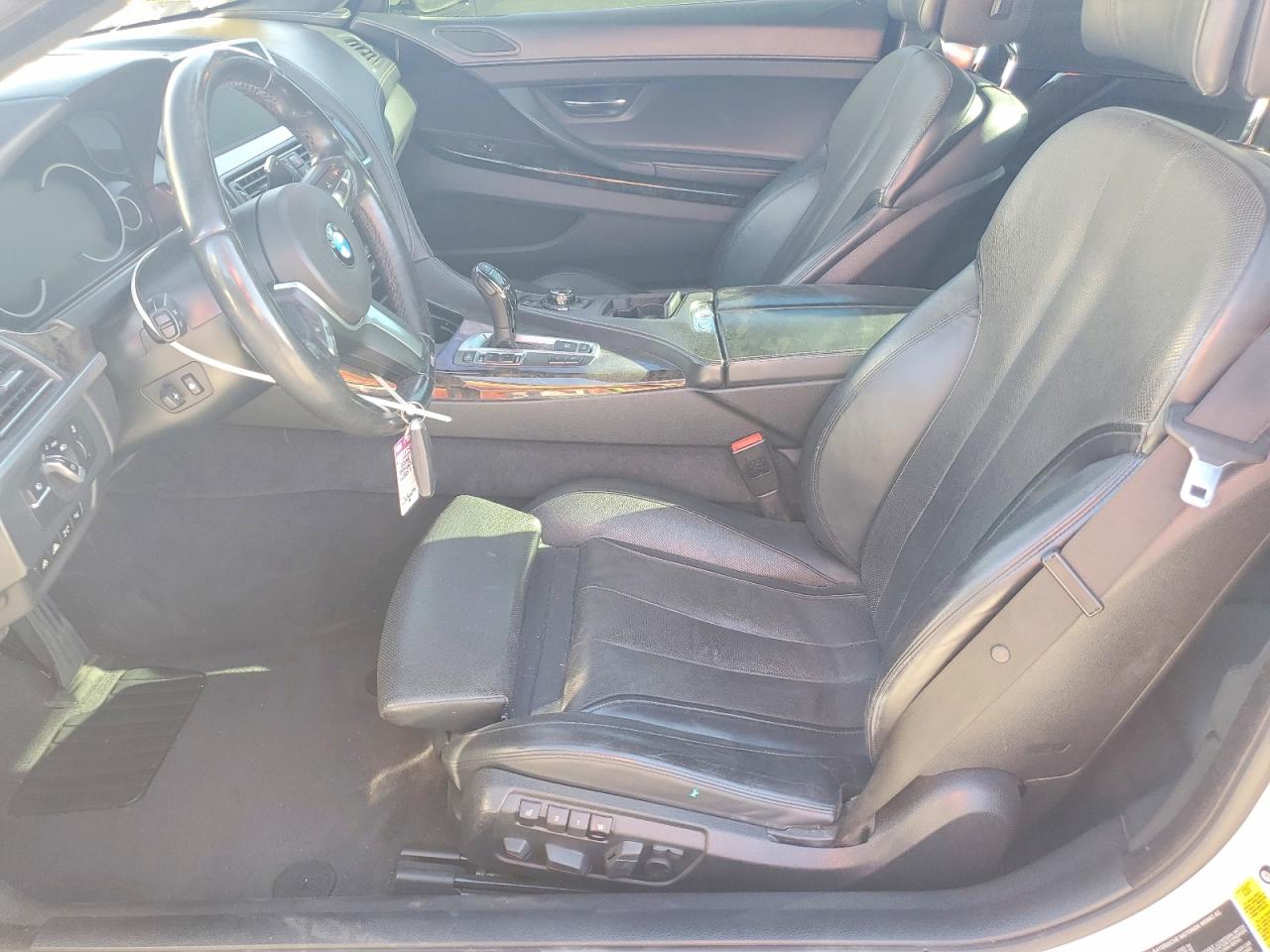 2014 Bmw 650 I White vin: WBAYM9C50ED248135