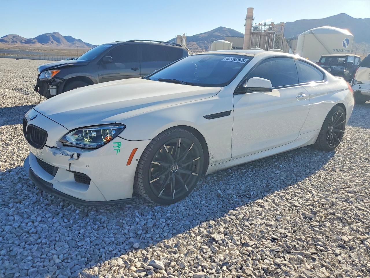 2014 Bmw 650 I White vin: WBAYM9C50ED248135