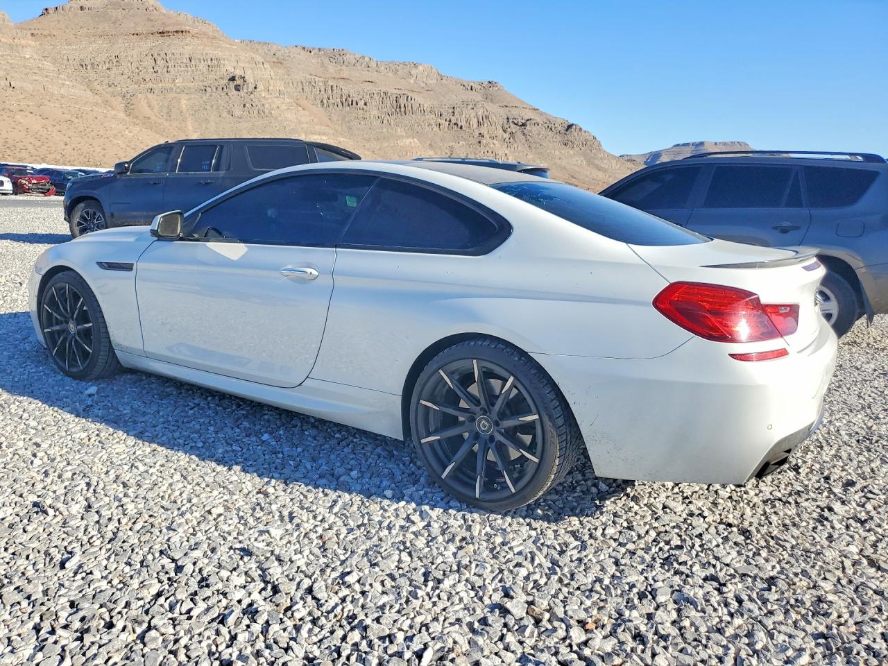 2014 Bmw 650 I White vin: WBAYM9C50ED248135