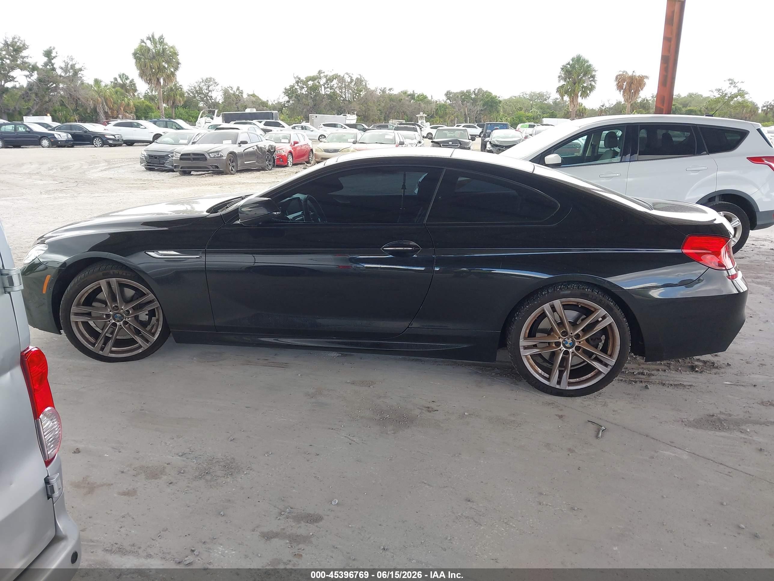2014 Bmw 650i   Черный vin: WBAYM9C50ED248278