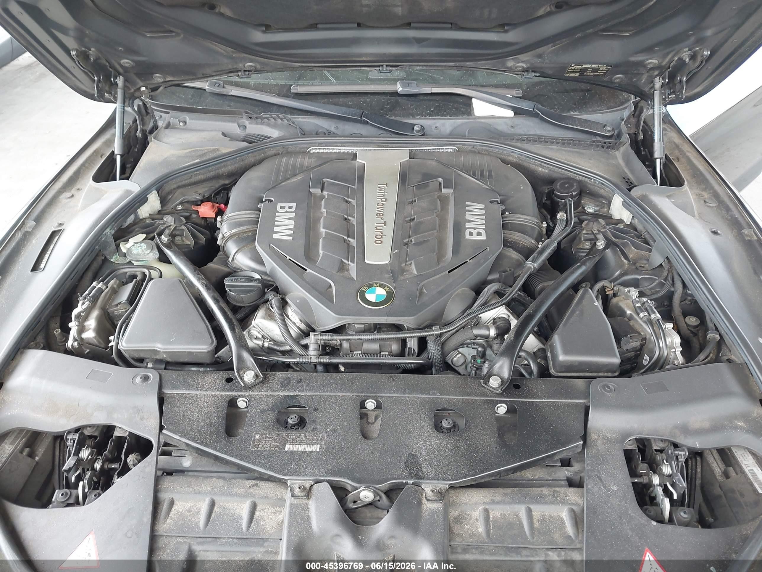 2014 Bmw 650i   Черный vin: WBAYM9C50ED248278