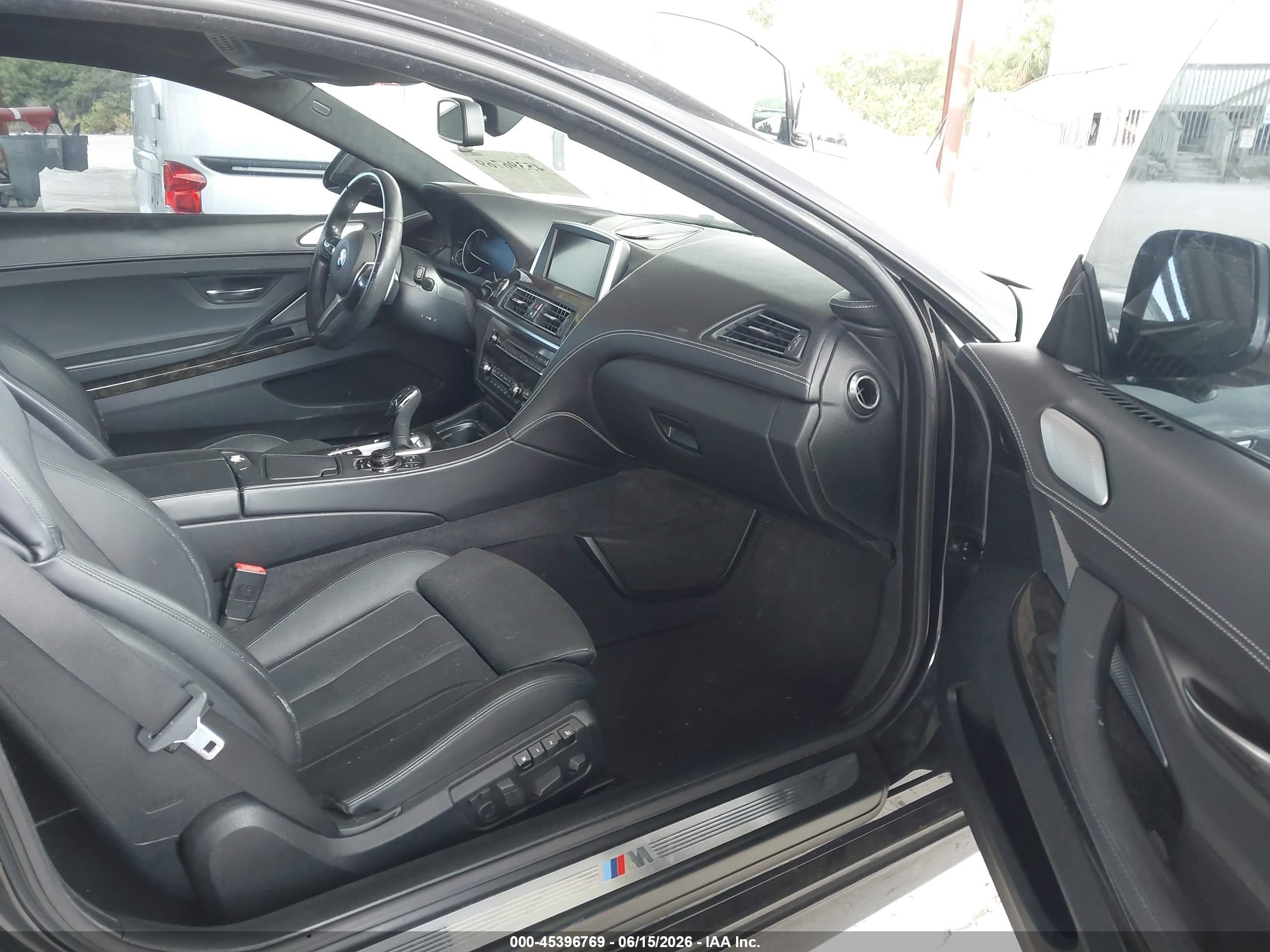 2014 Bmw 650i   Черный vin: WBAYM9C50ED248278