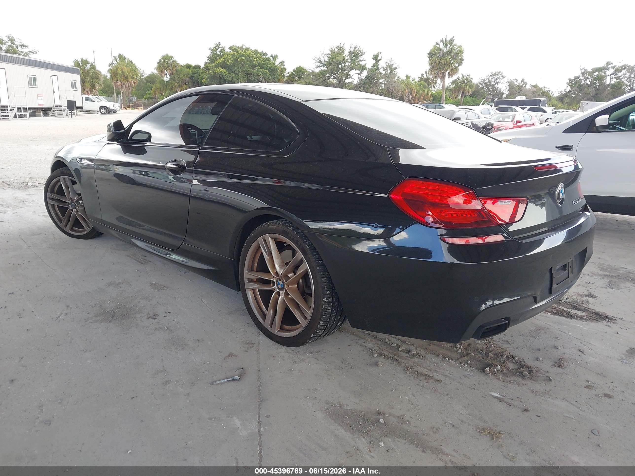 2014 Bmw 650i   Черный vin: WBAYM9C50ED248278
