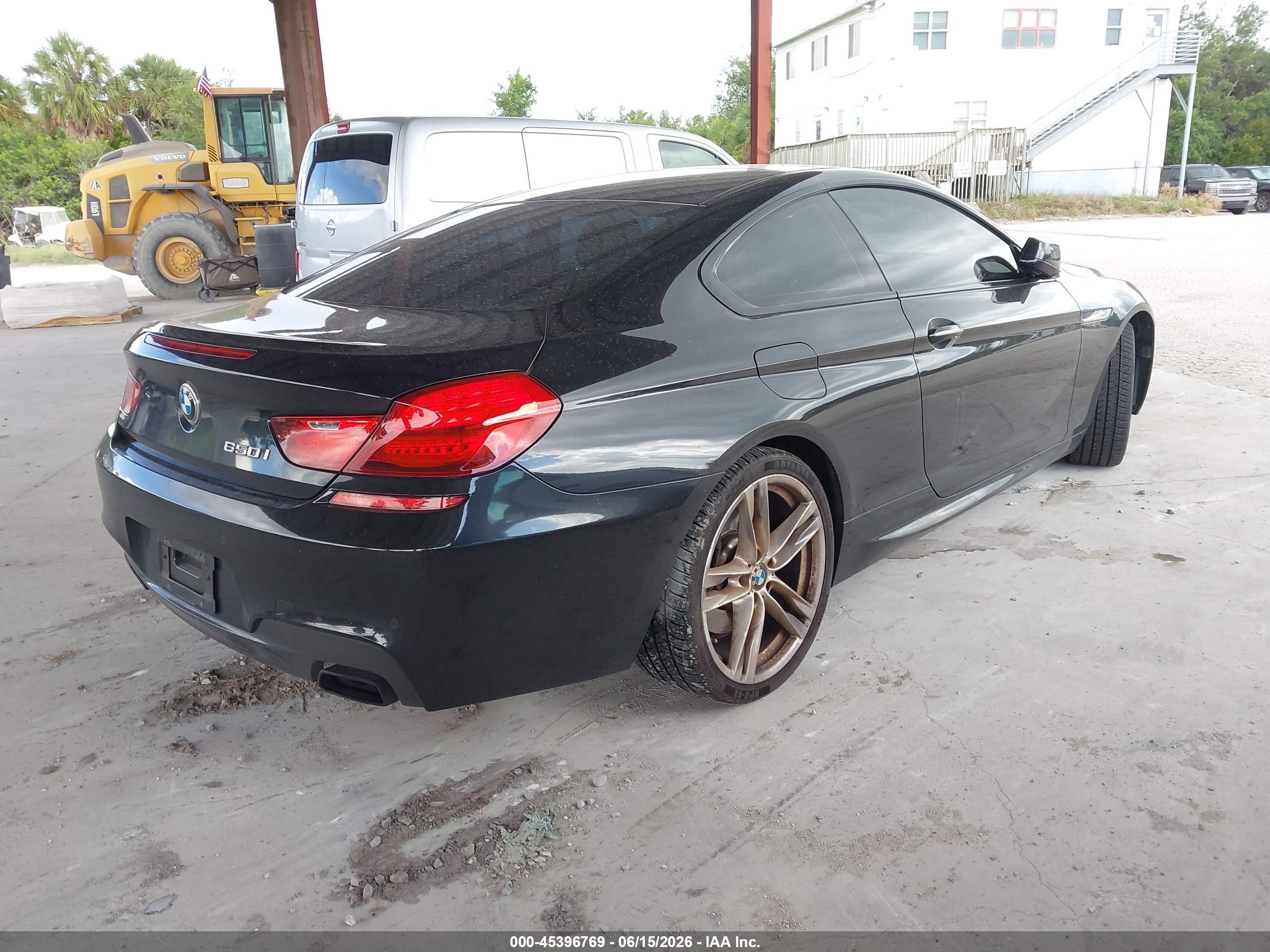 2014 Bmw 650i   Черный vin: WBAYM9C50ED248278