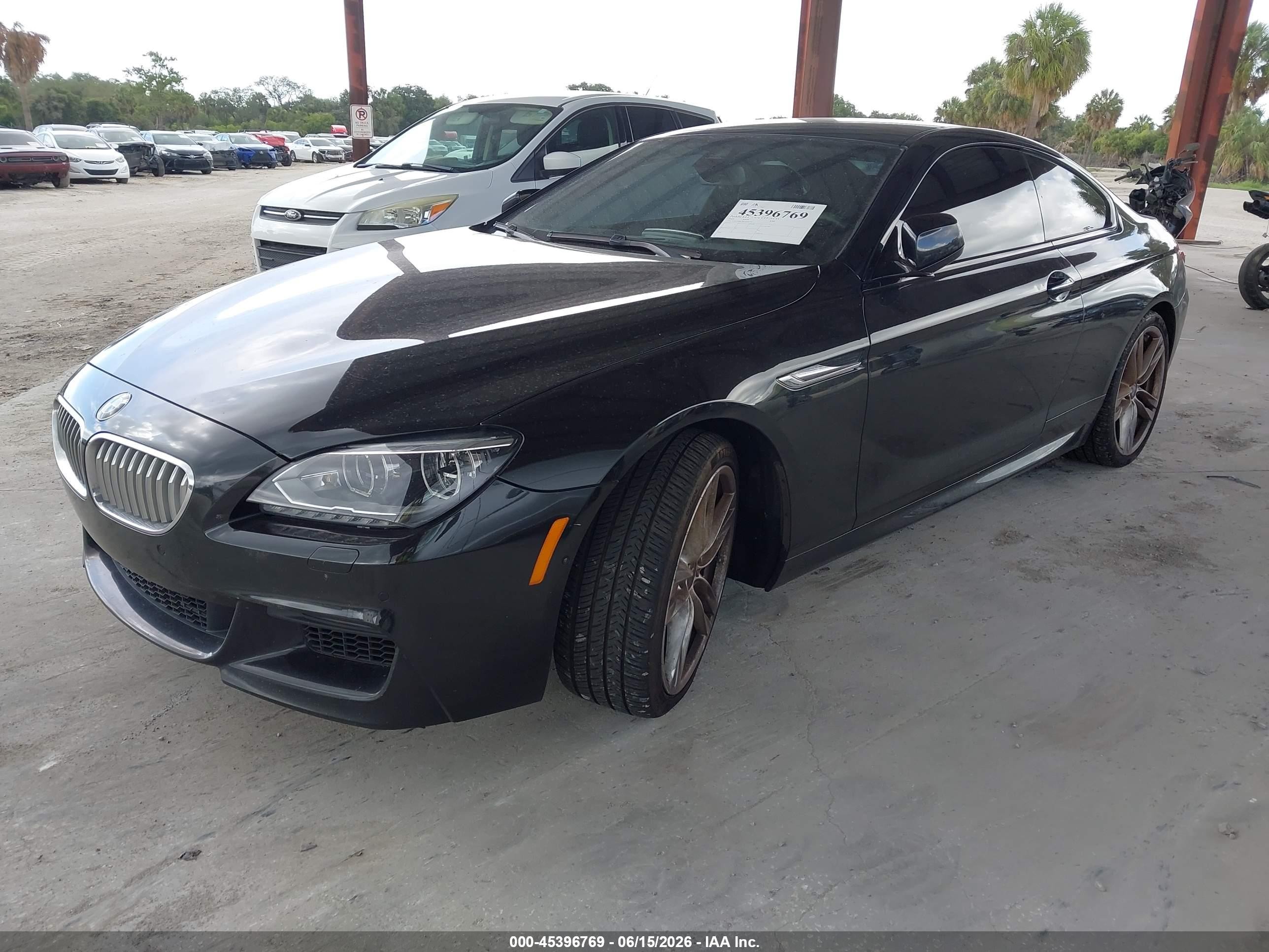 2014 Bmw 650i   Черный vin: WBAYM9C50ED248278