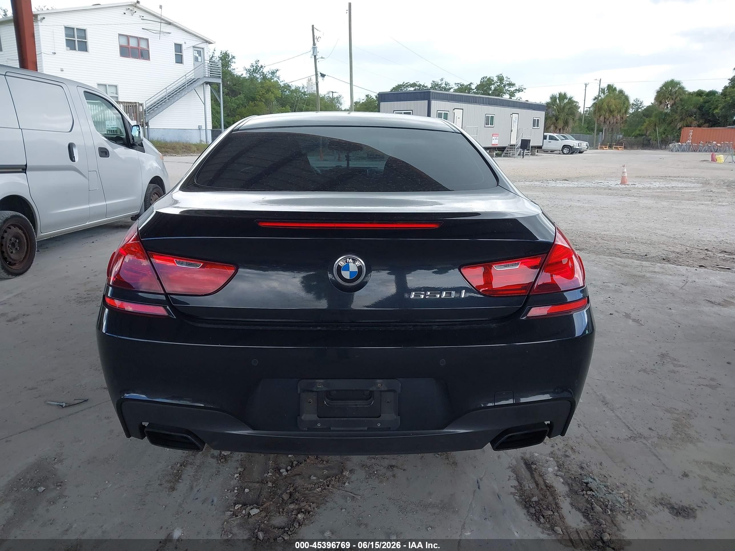 2014 Bmw 650i   Черный vin: WBAYM9C50ED248278