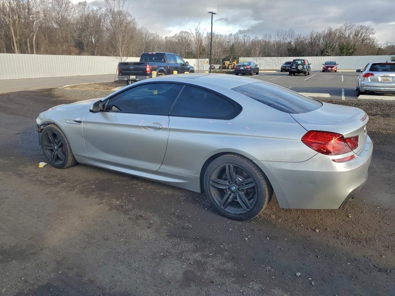 2013 Bmw 650 I Silver vin: WBAYM9C53DDW20324