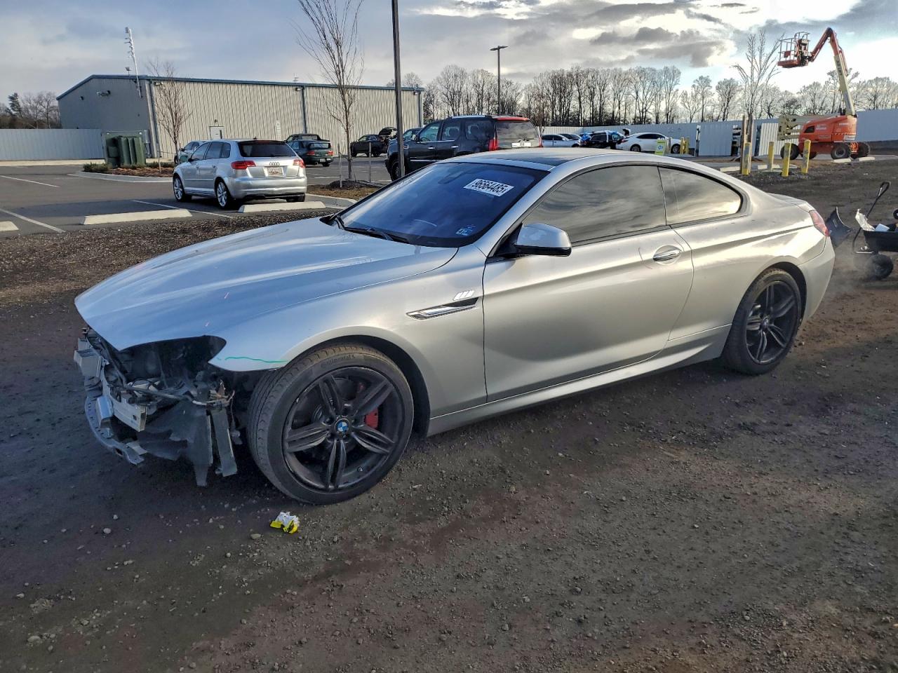 2013 Bmw 650 I Silver vin: WBAYM9C53DDW20324
