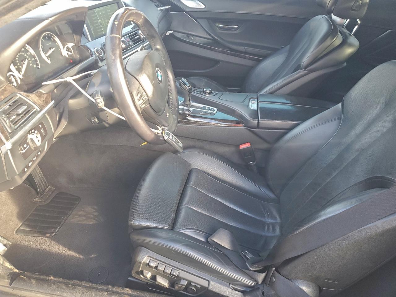 2013 Bmw 650 I Silver vin: WBAYM9C53DDW20324