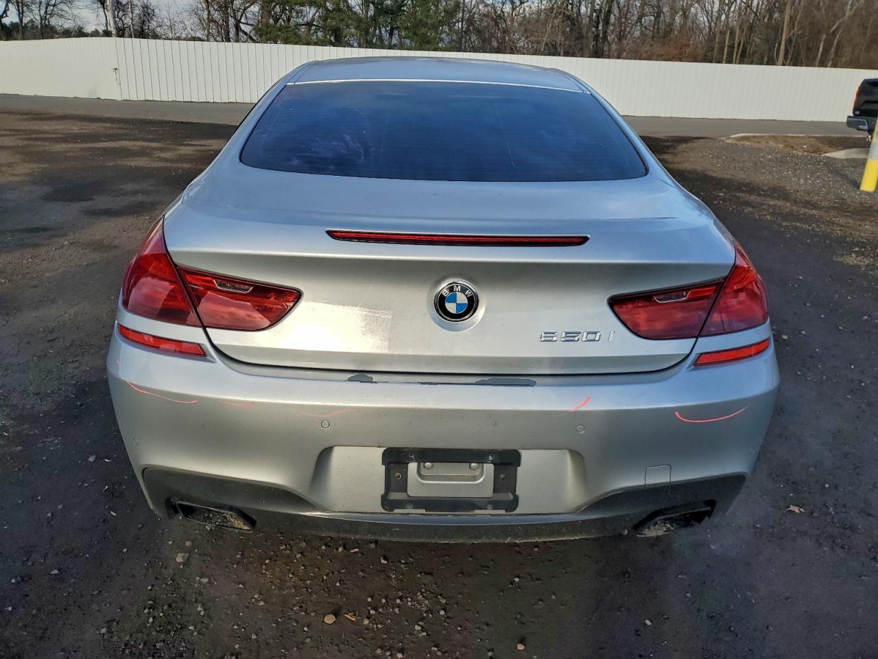 2013 Bmw 650 I Silver vin: WBAYM9C53DDW20324