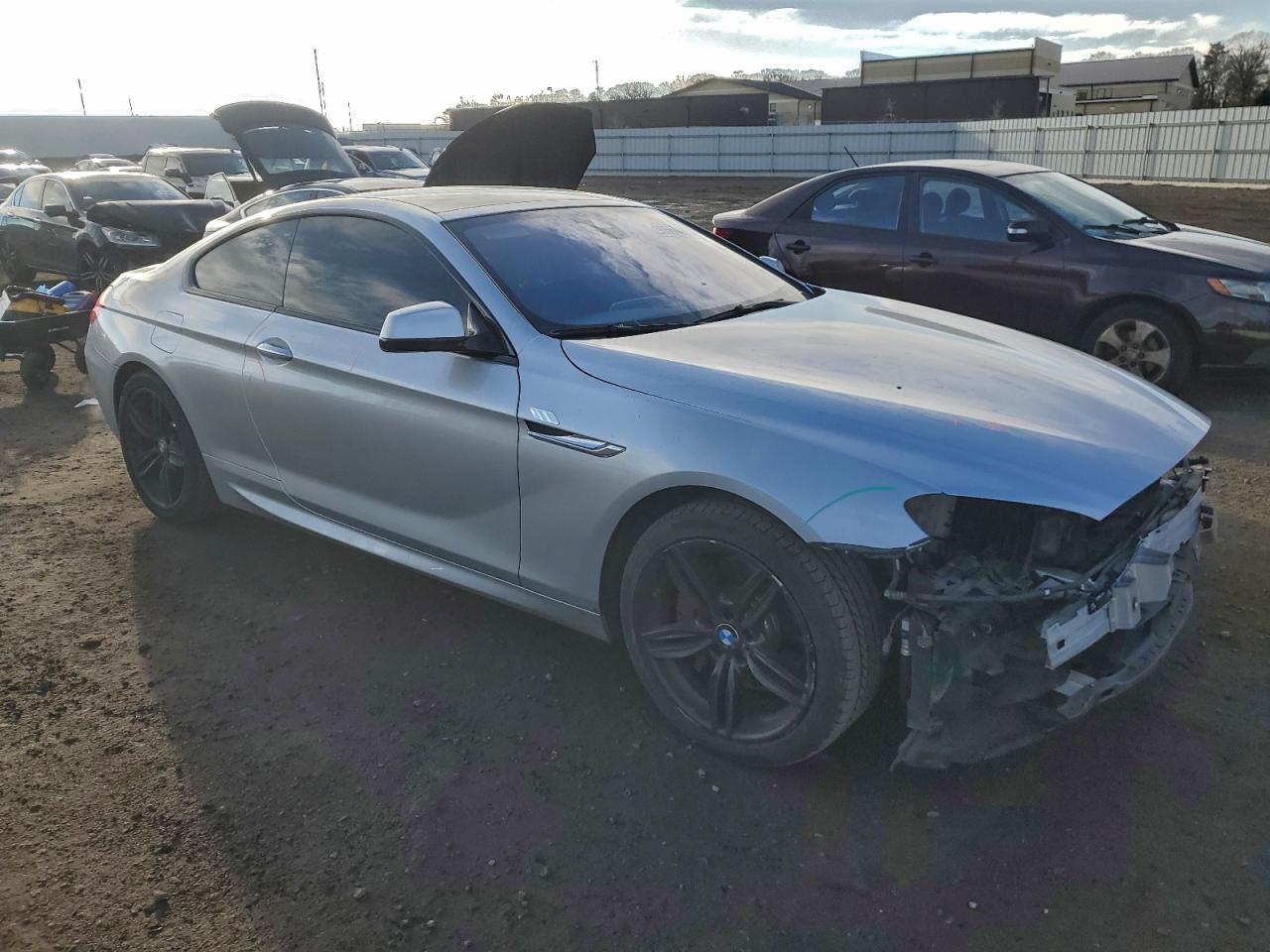 2013 Bmw 650 I Silver vin: WBAYM9C53DDW20324