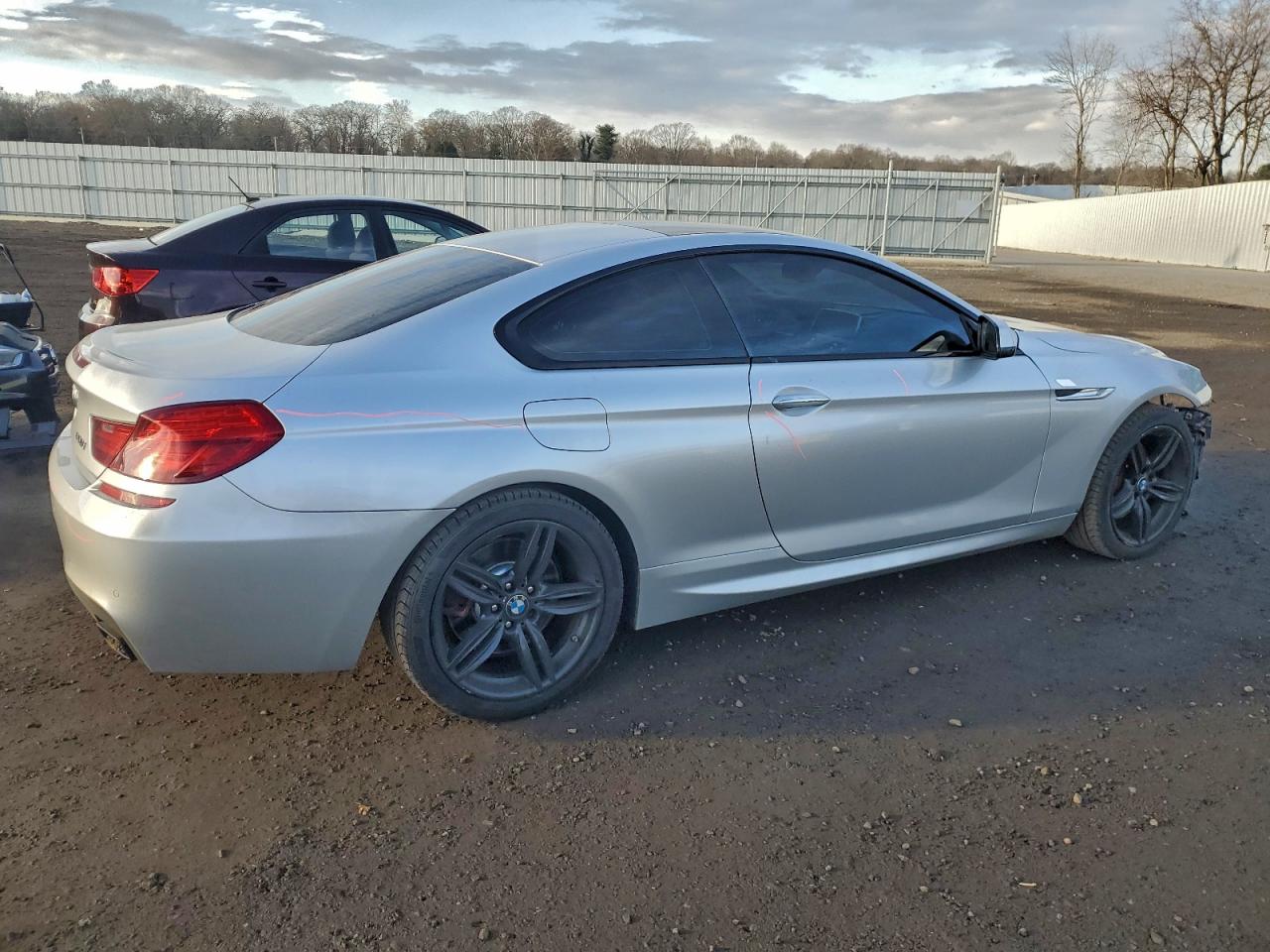 2013 Bmw 650 I Silver vin: WBAYM9C53DDW20324