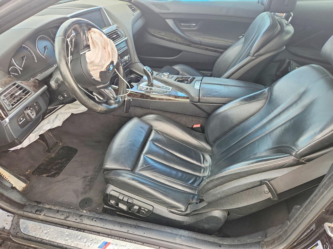 2013 Bmw 650 I Black vin: WBAYM9C54DDW20140