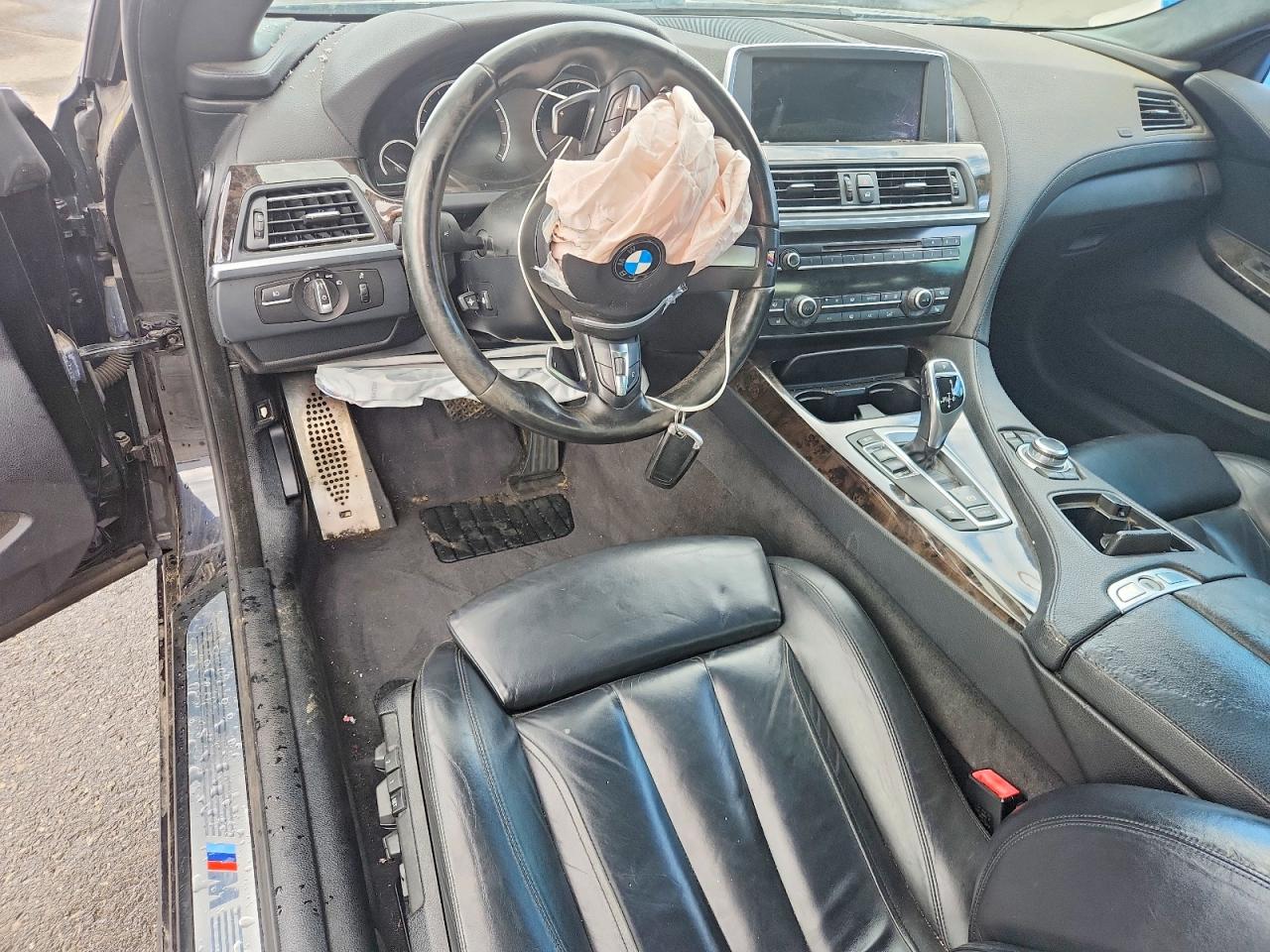 2013 Bmw 650 I Black vin: WBAYM9C54DDW20140