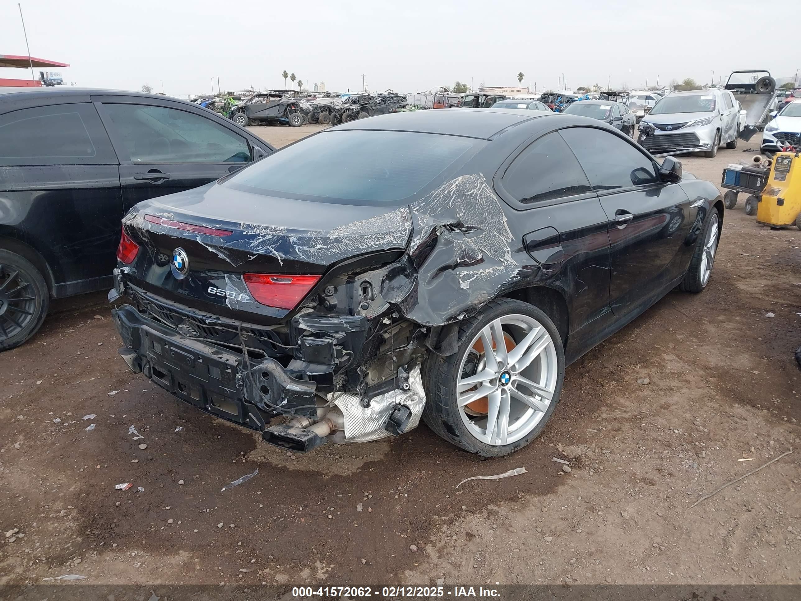 2015 Bmw 650i   Black vin: WBAYM9C55FD248357