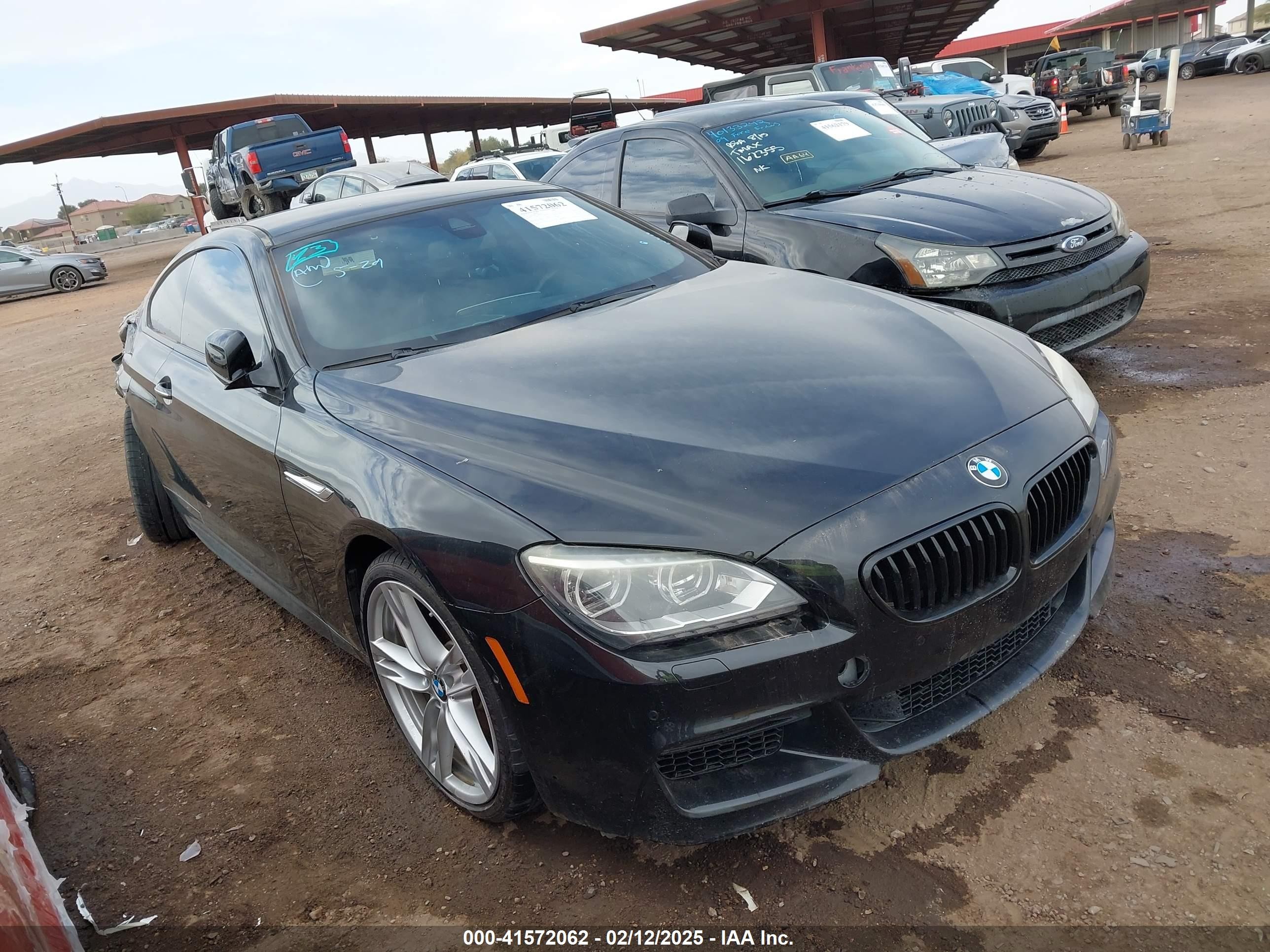 2015 Bmw 650i   Black vin: WBAYM9C55FD248357