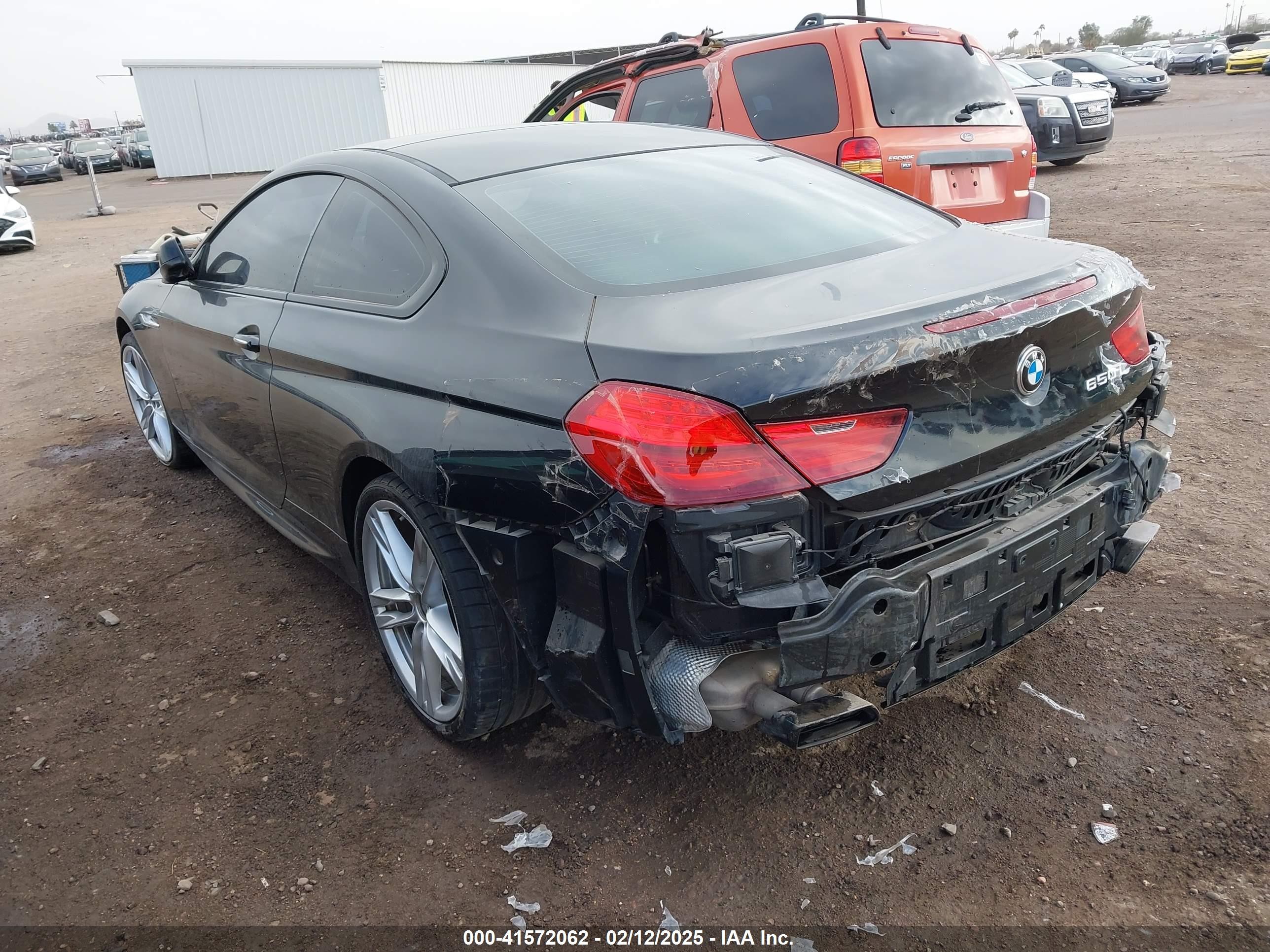 2015 Bmw 650i   Black vin: WBAYM9C55FD248357