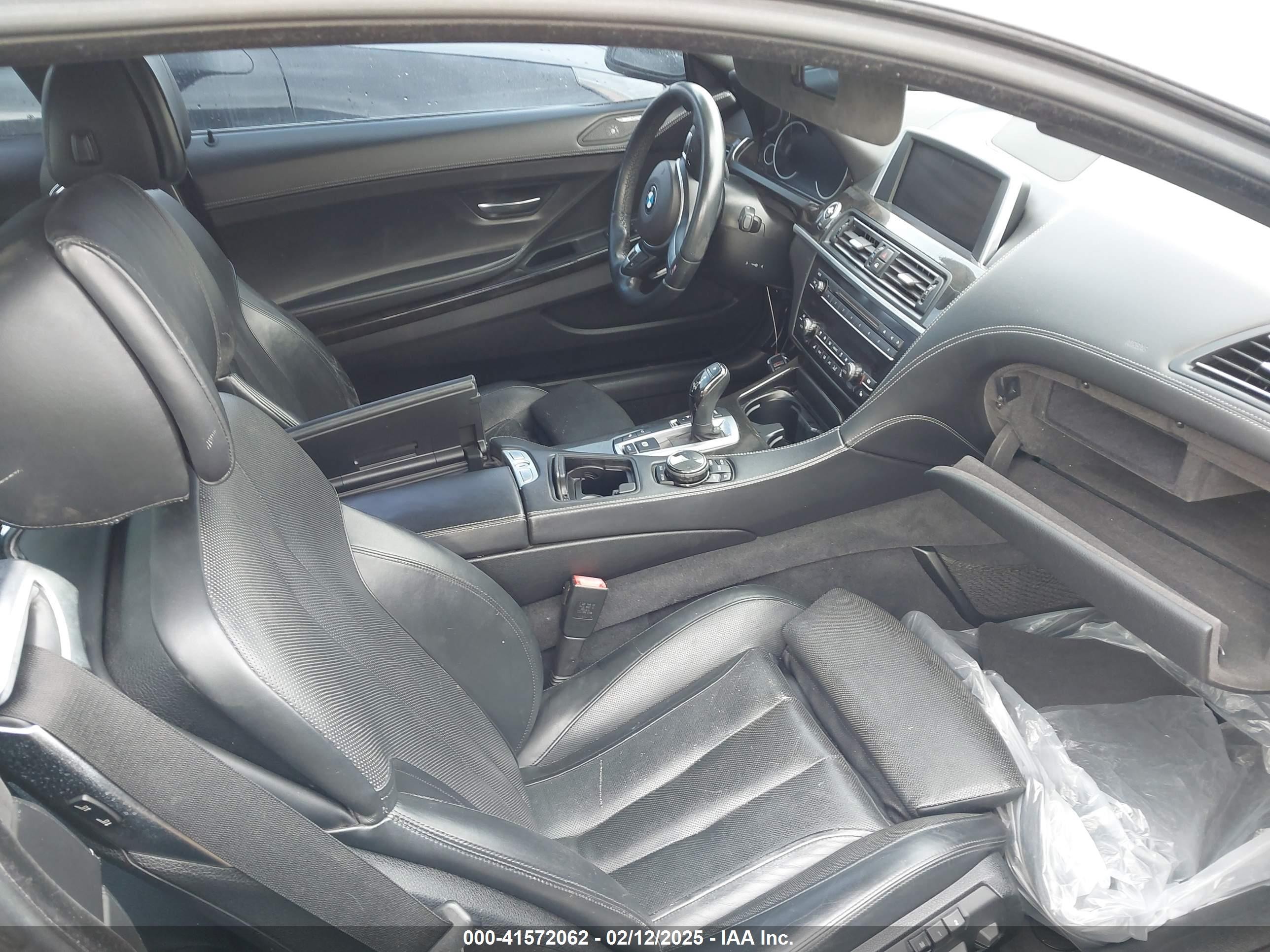2015 Bmw 650i   Black vin: WBAYM9C55FD248357