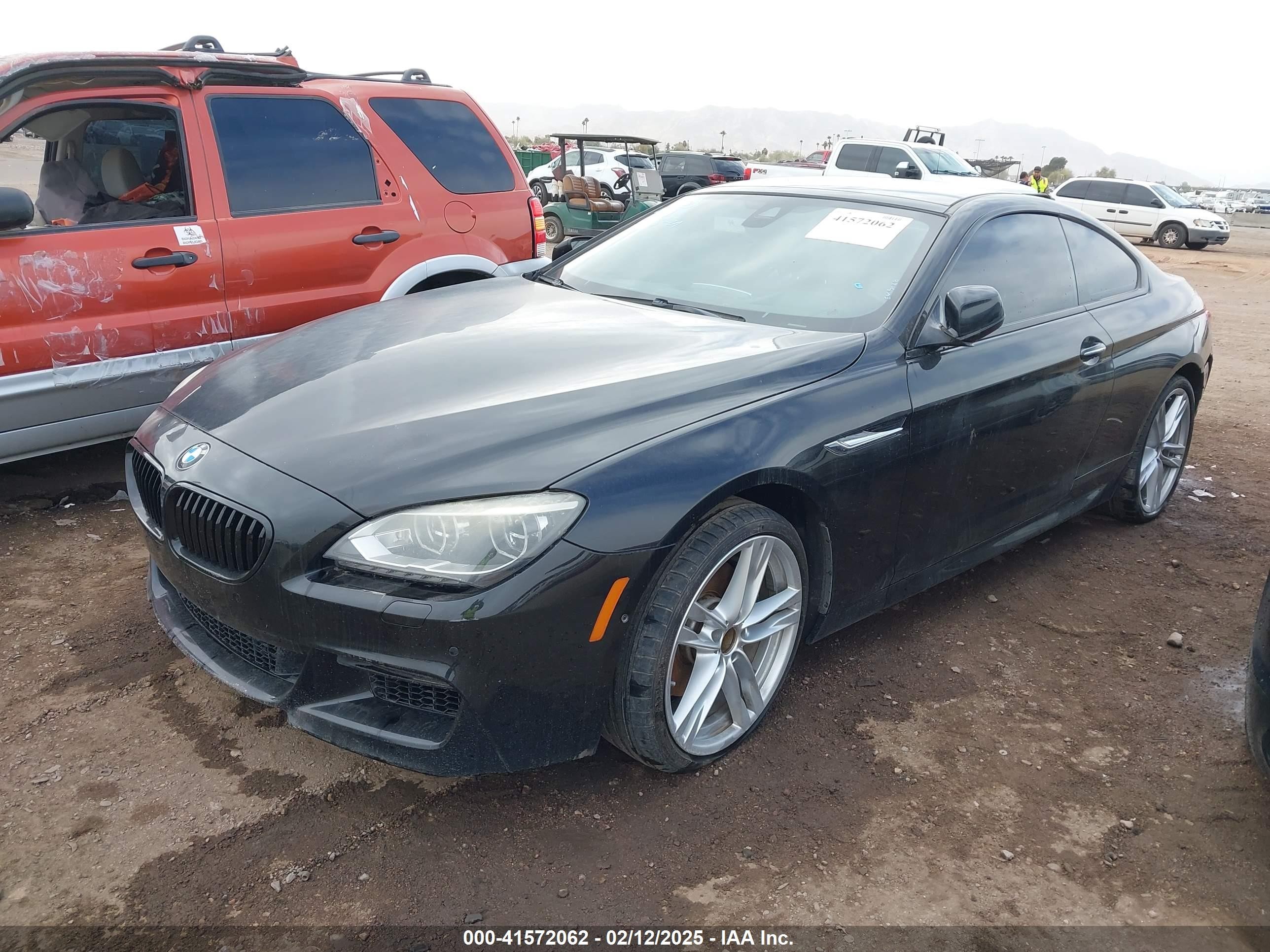 2015 Bmw 650i   Black vin: WBAYM9C55FD248357
