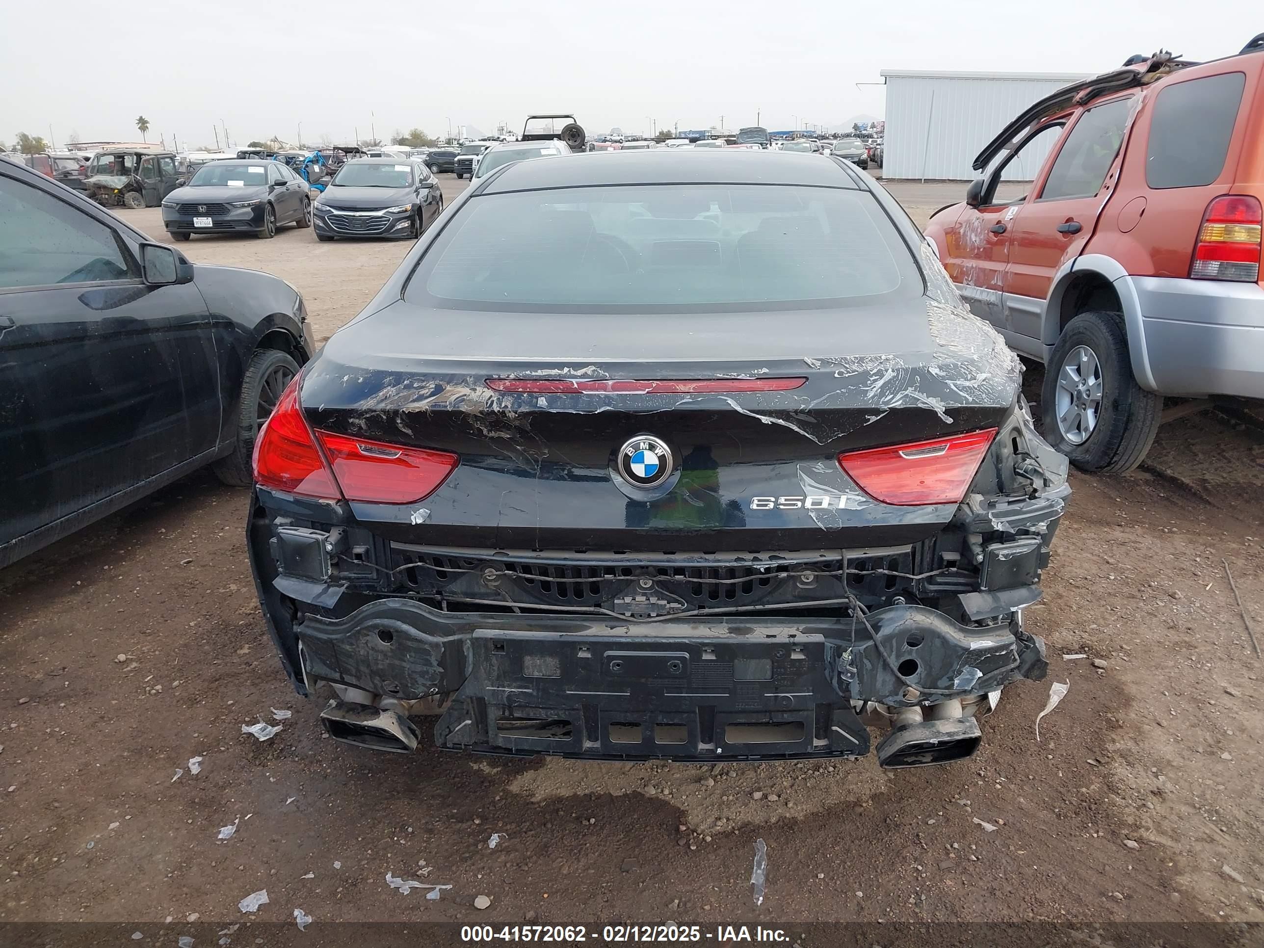2015 Bmw 650i   Black vin: WBAYM9C55FD248357