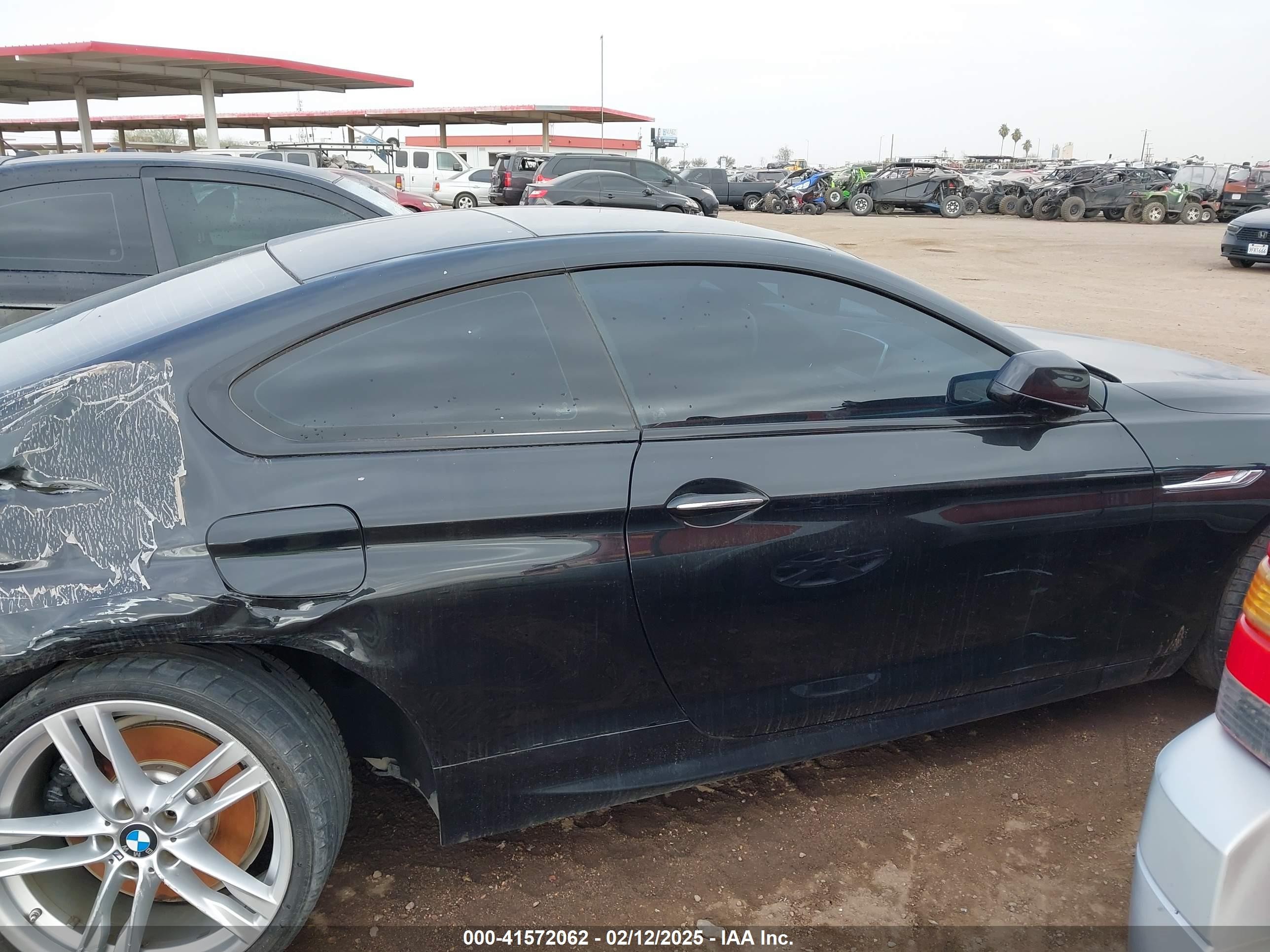 2015 Bmw 650i   Black vin: WBAYM9C55FD248357