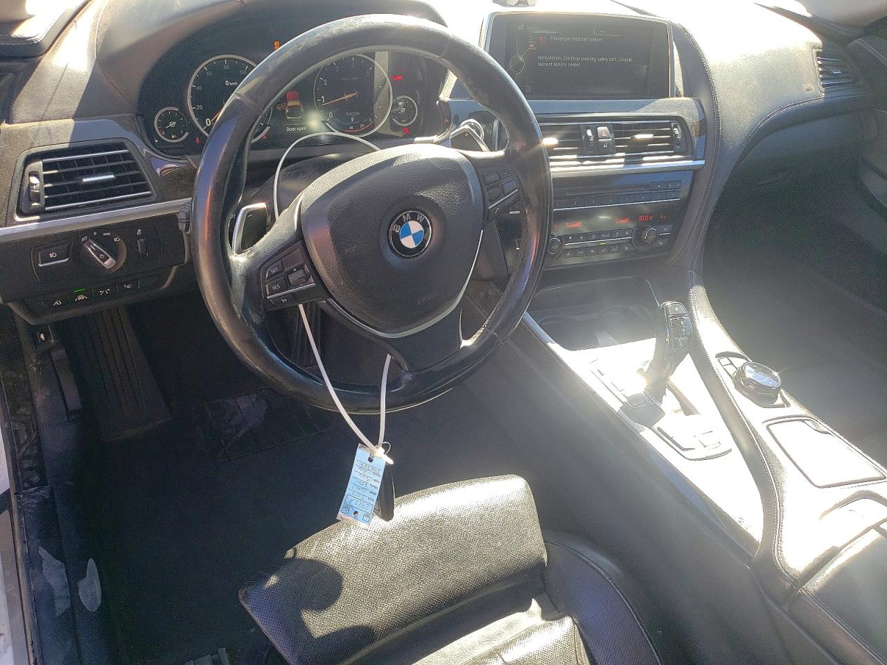 2015 Bmw 650 I White vin: WBAYM9C59FD248359