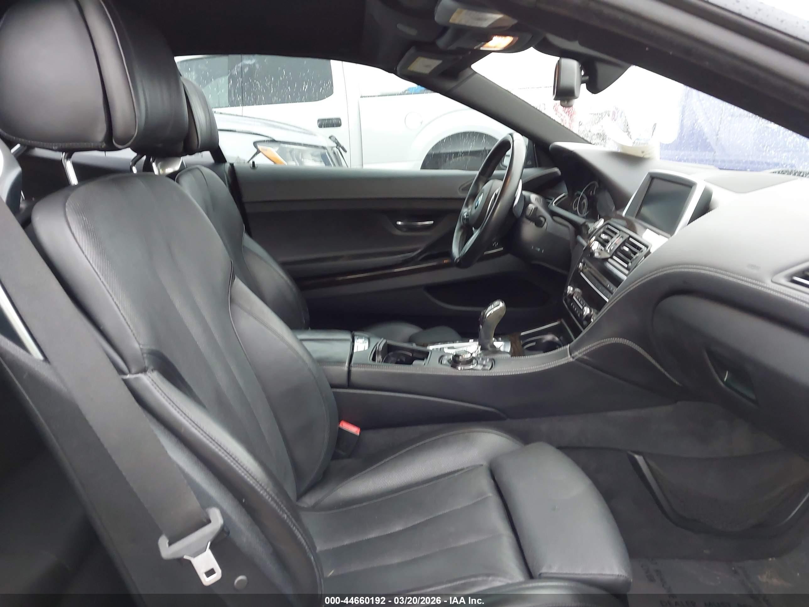 2014 Bmw 650i Xdrive Black vin: WBAYP1C50ED216665